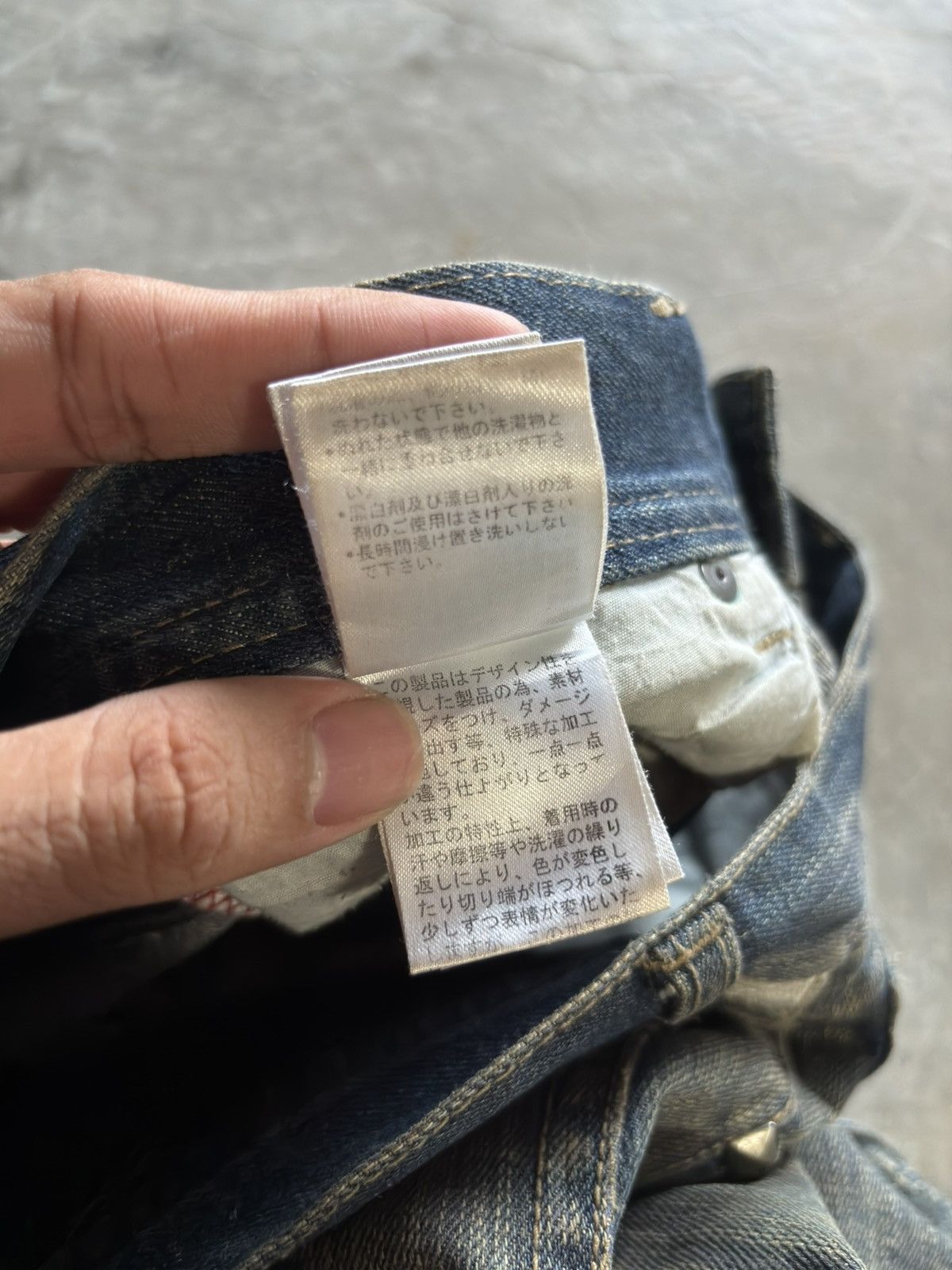 Japanese Brand IN THE ATTIC distressed dirty rusty mud japanese punk grunge Size US 31 - 8 Thumbnail
