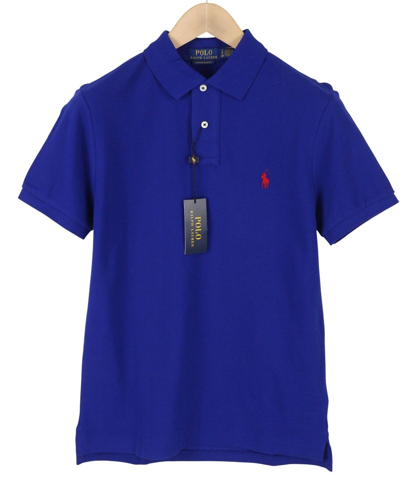 Ralph Lauren CUSTOM SLIM FIT 2XL Mid Blue Front Logo 87905 Size US XXL / EU 58 / 5 - 3 Thumbnail