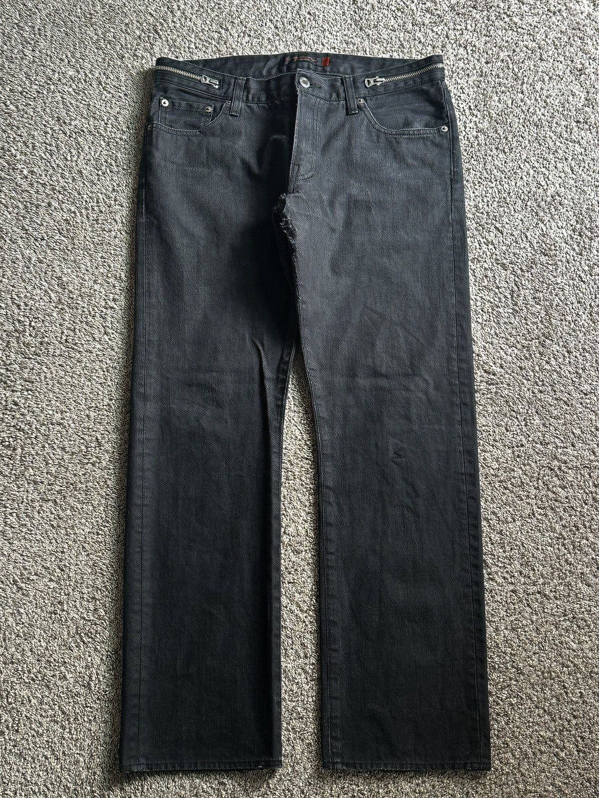 Undercover Undercover SS07 “Purple” Black Zipper Denim | Grailed