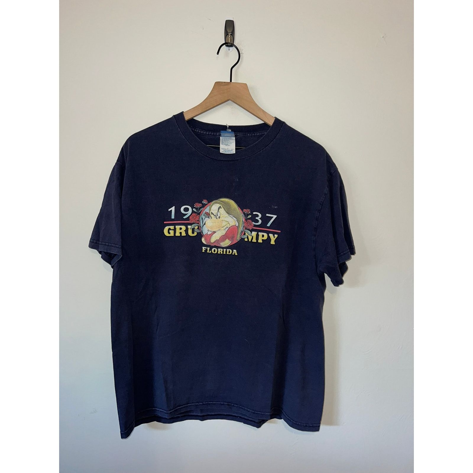 Disney Y2K Disney Florida Grumpy Character Profile Blue Shirt 2000s Size US L / EU 52-54 / 3 - 1 Thumbnail