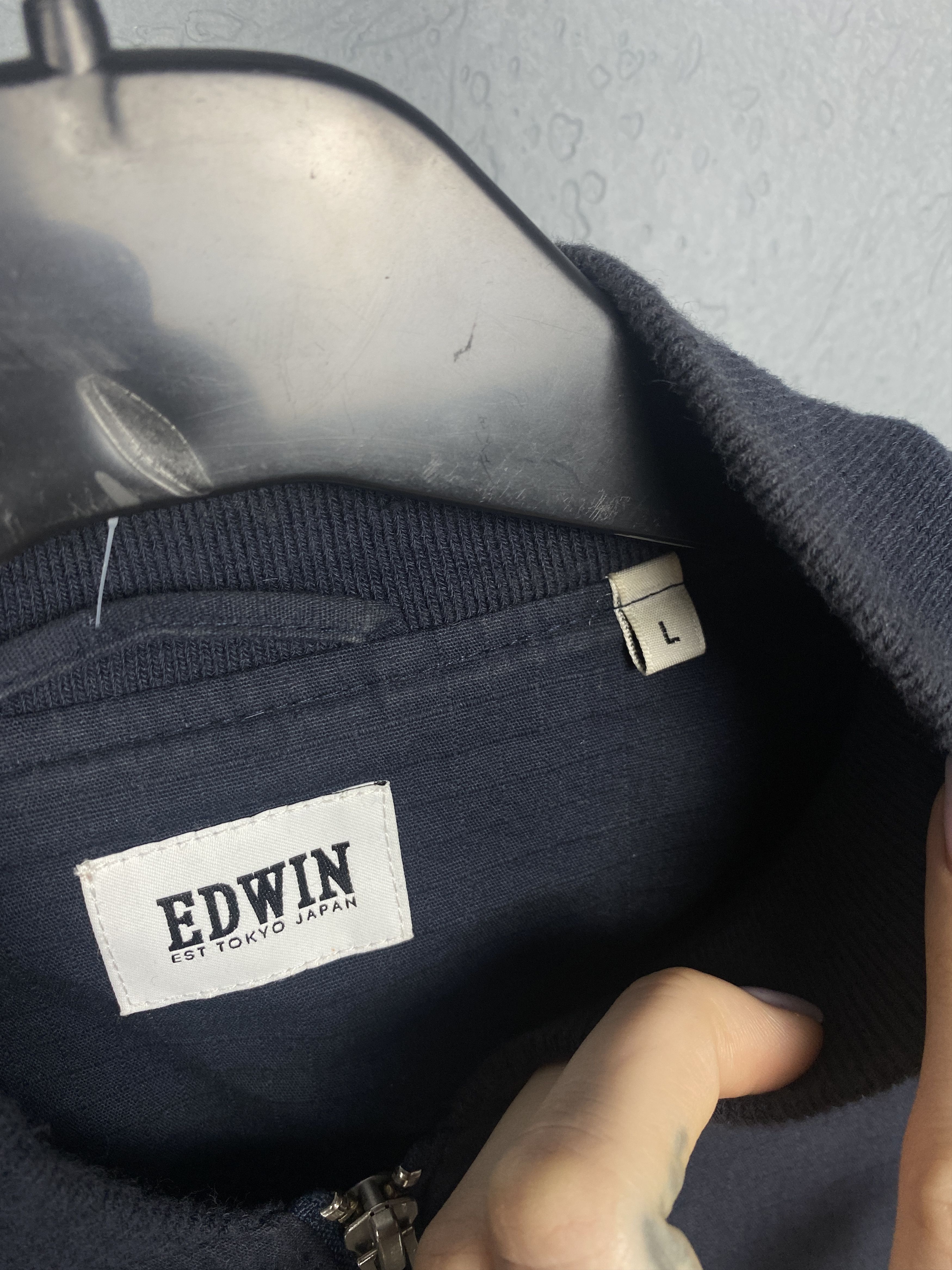 Edwin Edwin Vintage Mens Flight Bomber Jacket Y2K Size US L / EU 52-54 / 3 - 4 Thumbnail