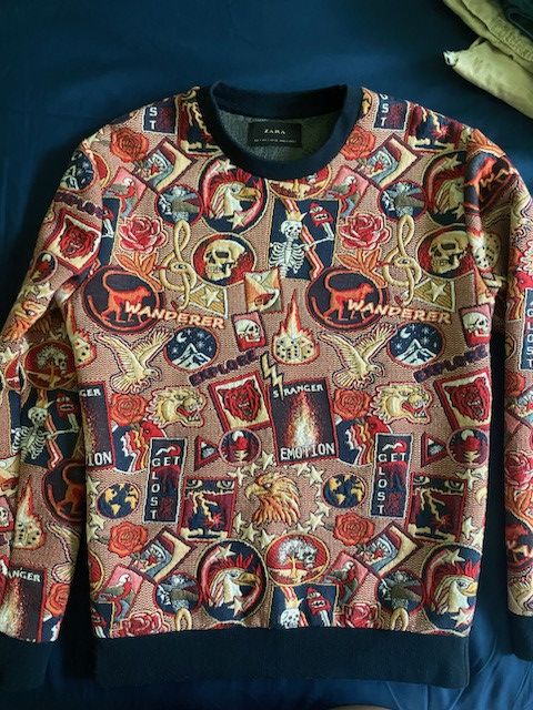 Zara Zara Knit Statment Crew Neck Size US S / EU 44-46 / 1 - 4 Thumbnail