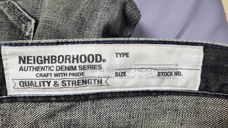 Neighborhood Neighborhood size M Basic Black Denim Pants Size US 27 - 5 Thumbnail