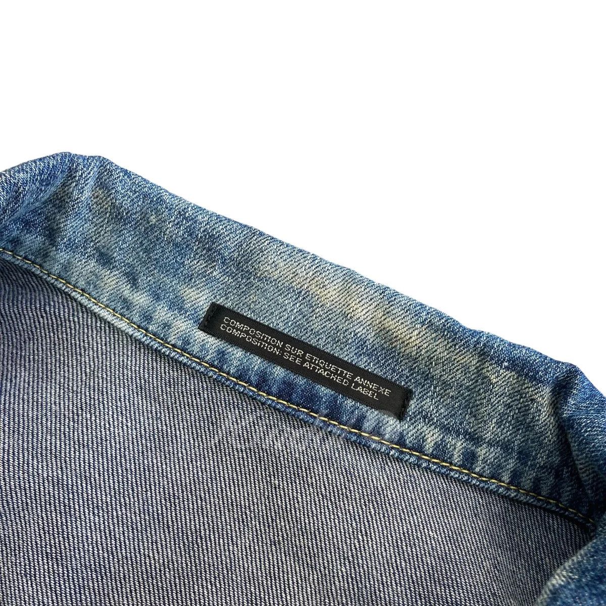 Yohji Yamamoto YOHJI YAMAMOTO pour homme 21SS W-8oz denim jacket Size US XL / EU 56 / 4 - 3 Thumbnail