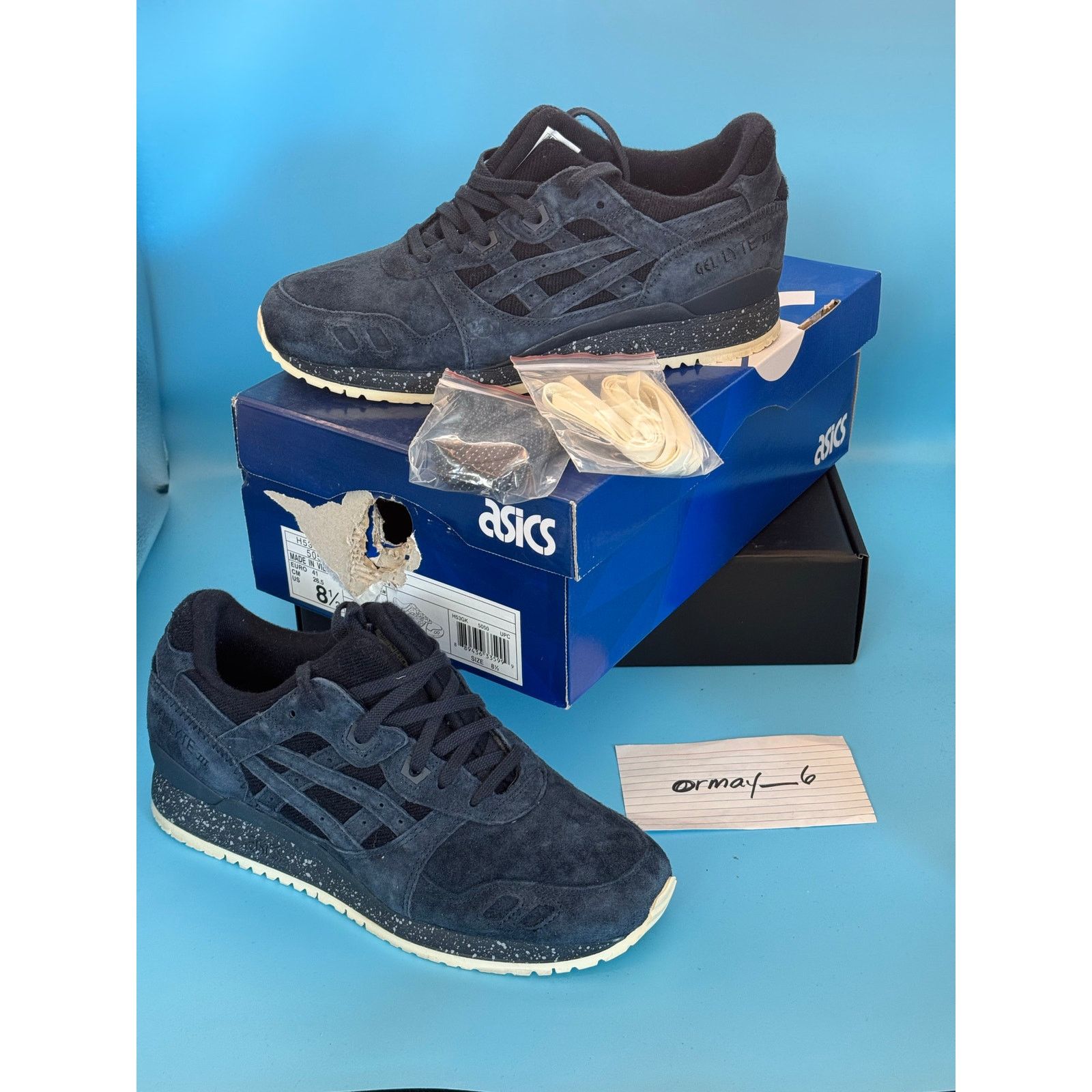 Asics × Reigning Champ Asics x Reigning Champ Gel Lyte III Size US 8.5 / EU 41-42 - 1 Thumbnail