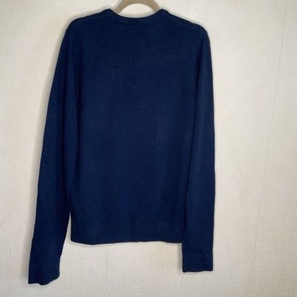 Abercrombie & Fitch VTG Abercrombie & Fitch Navy Long Sleeve VNeck Sweater Men L Size US L / EU 52-54 / 3 - 6 Thumbnail