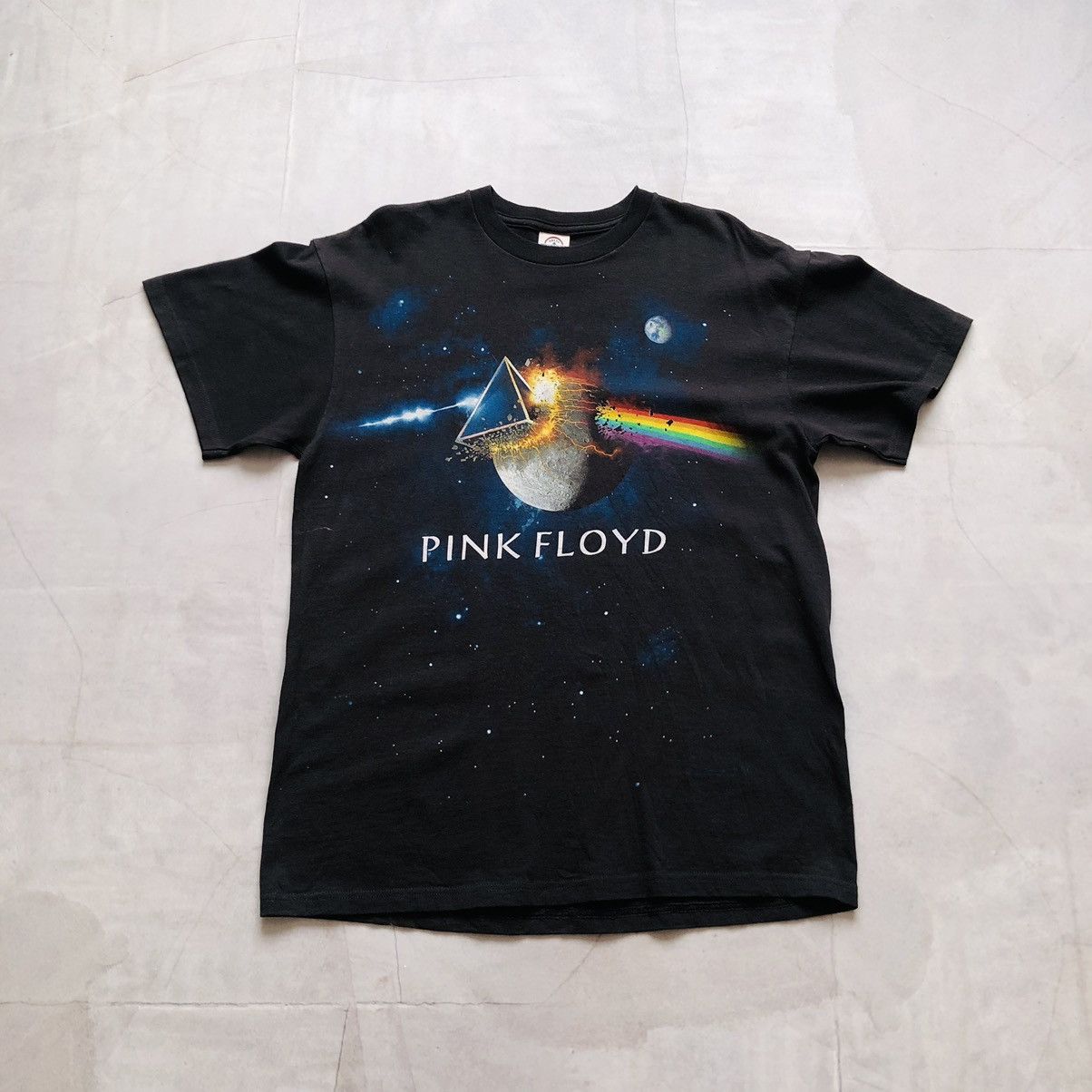 Band Tees × Pink Floyd × Vintage Vintage Pink Floyd T-Shirt tour Faded Style 90s Y2K rare Size US L / EU 52-54 / 3 - 1 Thumbnail