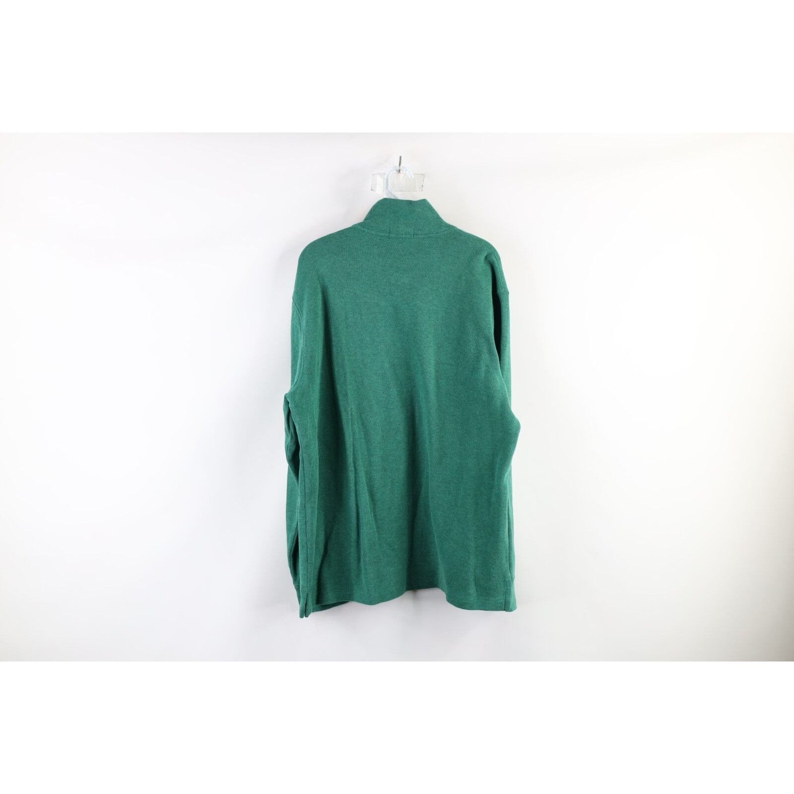 Ralph Lauren Ralph Lauren Cotton Ribbed Knit Half Zip Pullover Sweater Size US L / EU 52-54 / 3 - 6 Thumbnail