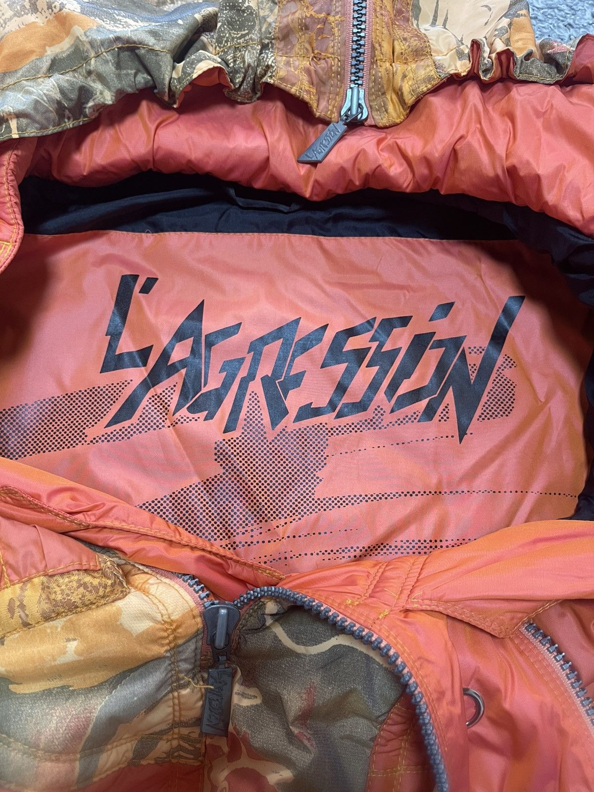 Vintage VINTAGE Y2K RETRO L-AGRESSION RARE ANORAK JACKET SIZE M-L Size US L / EU 52-54 / 3 - 18 Thumbnail