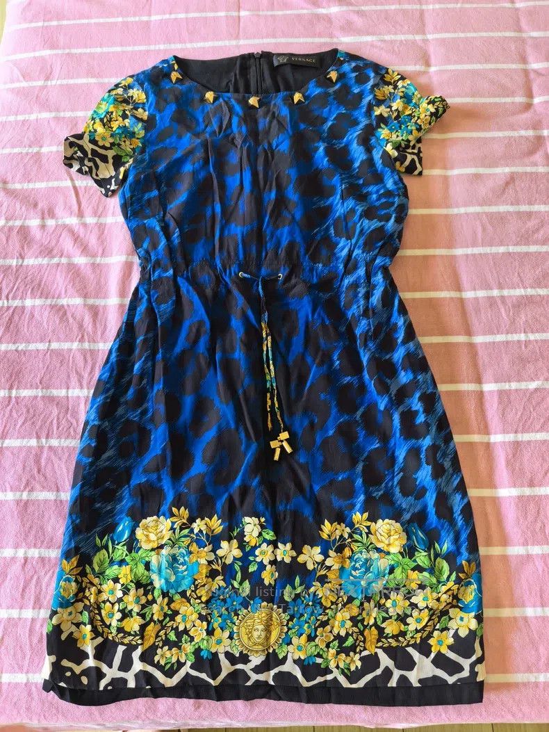 Versace Versace Silk dress Size S / US 4 / IT 40 - 1 Thumbnail