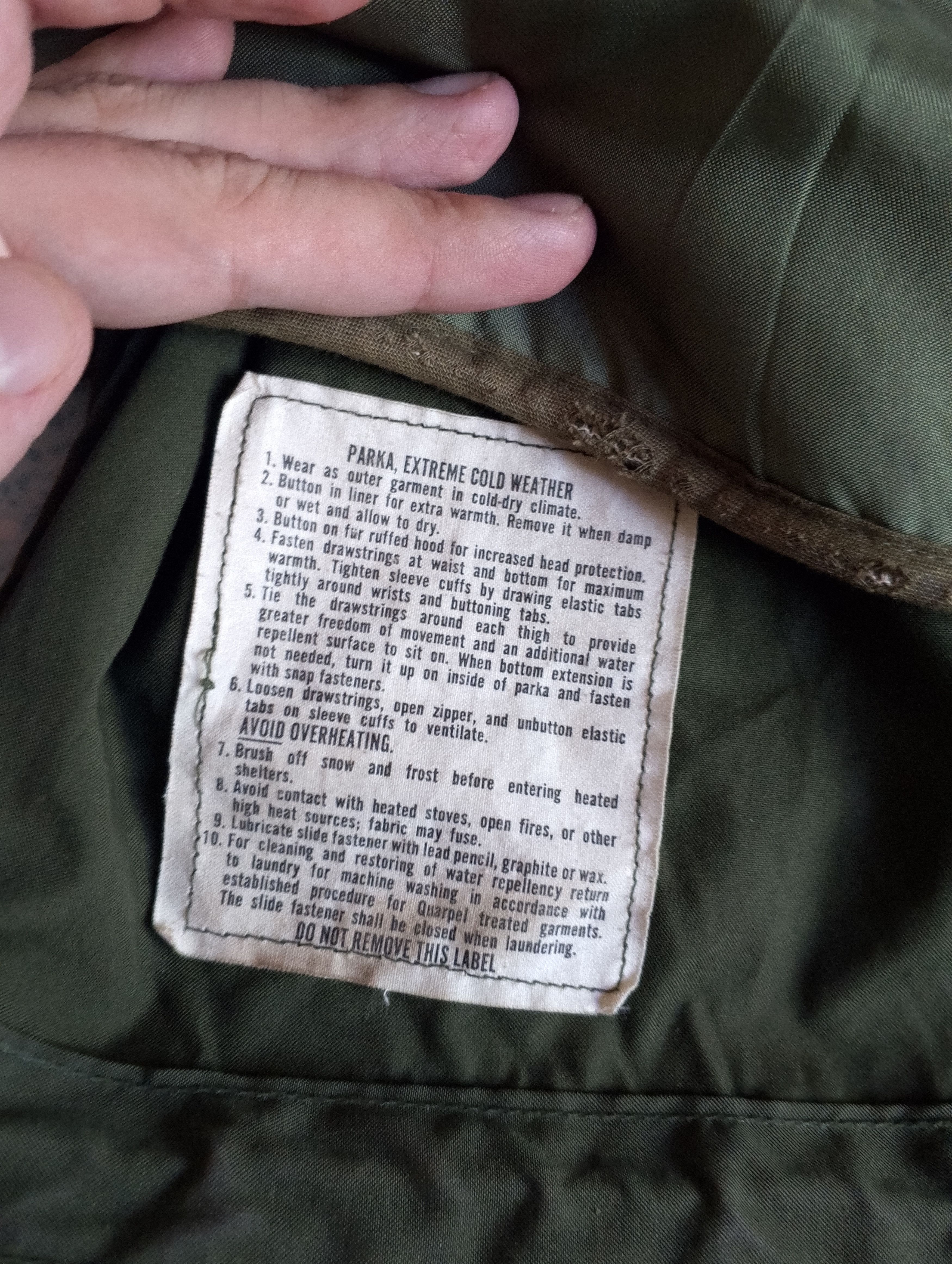 Vintage Vintage M-1951 Fishtail Parka US Army Military Jacket Size US M / EU 48-50 / 2 - 11 Thumbnail