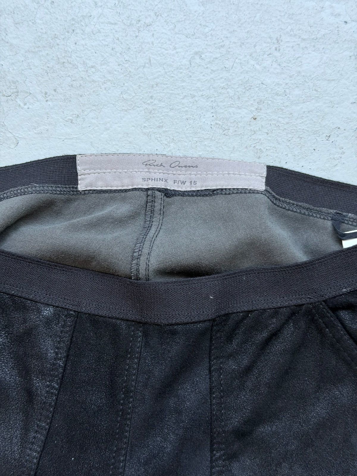 Rick Owens Rick Owens FW15 SPHINX Blistered Lamb Nagakin Leggings Size US 26 / EU 42 - 3 Thumbnail