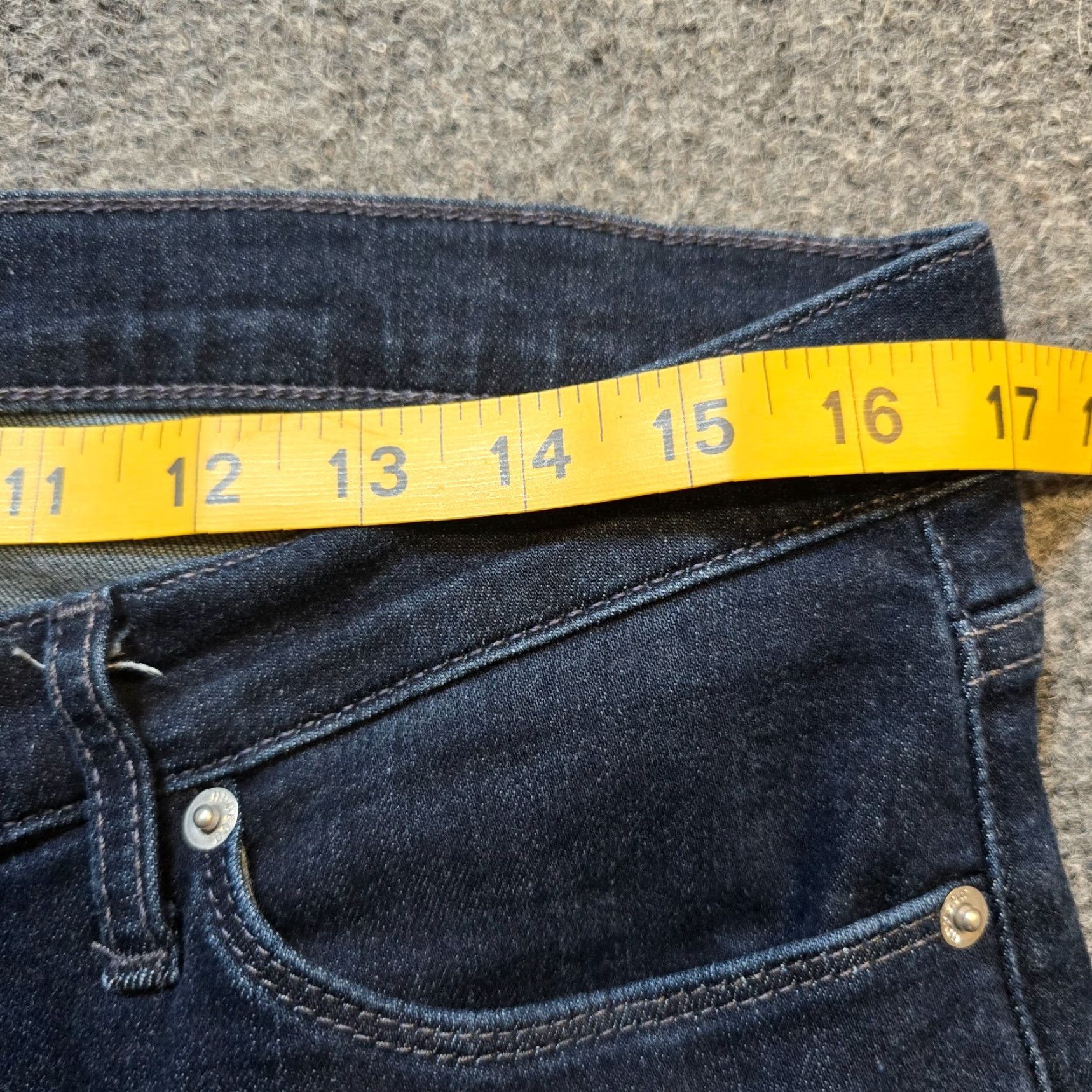 Hudson Hudson Jeans Womens 31 Raw Hem Bootcut Crop Natalie Midrise Denim Jeans Blue 5-Pocket Regular Stretch Vintage: No (If not vintage) Size 24" / US 00 / IT 34 - 6 Thumbnail