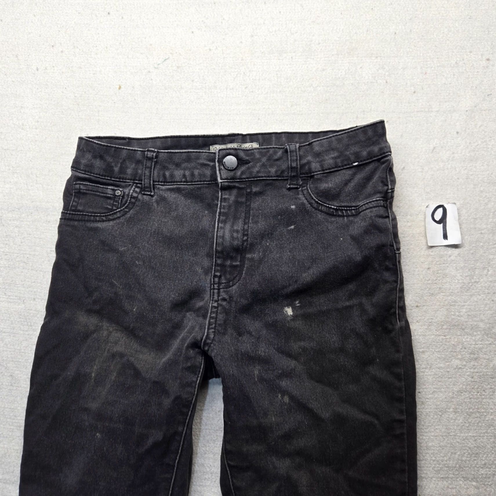 Denim & Co. Denim & Co. Black Slacks Pants Denim Adult Women's Size 8 Dress Pants, Straight Leg, Pockets, Polyester Spandex, Regular, Black, Pants, Women Size 30" / US 8 / IT 44 - 2 Thumbnail