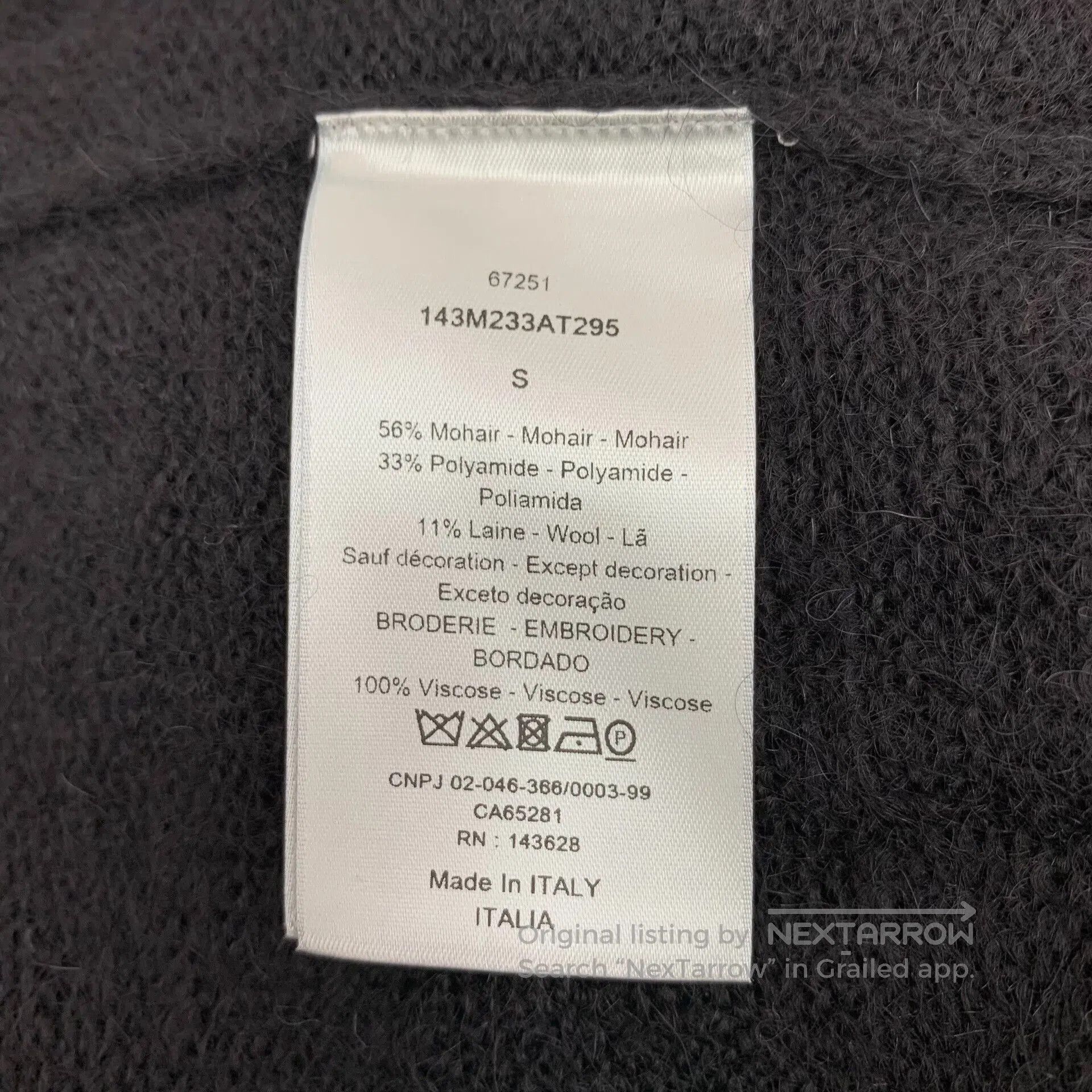 Dior dior x peter doig black v-neck knitwear. Size US S / EU 44-46 / 1 - 7 Thumbnail