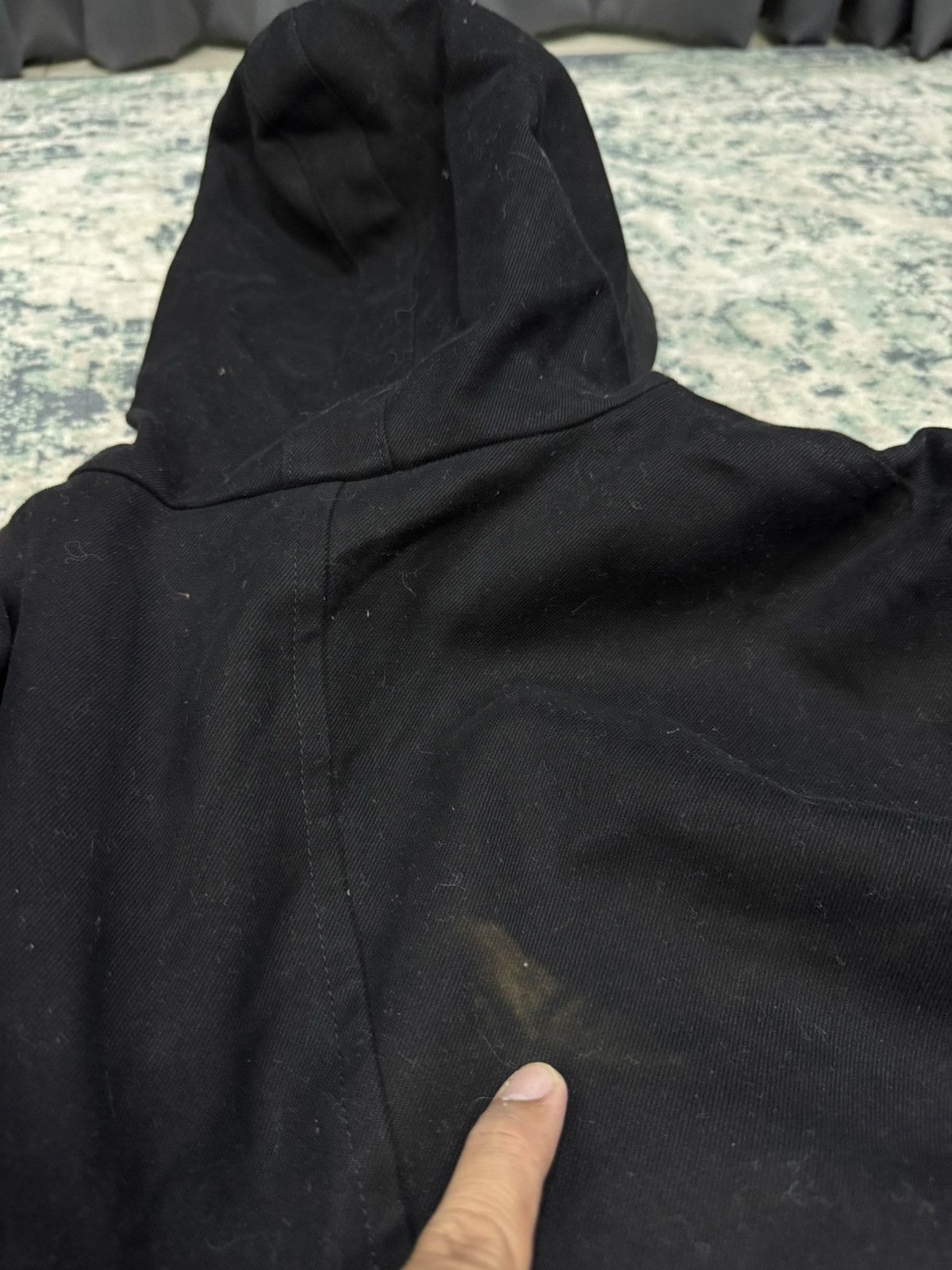 Y's Y'S SINGLE BREASTED HOODED GABARDINE COAT JACKET Size US M / EU 48-50 / 2 - 10 Thumbnail