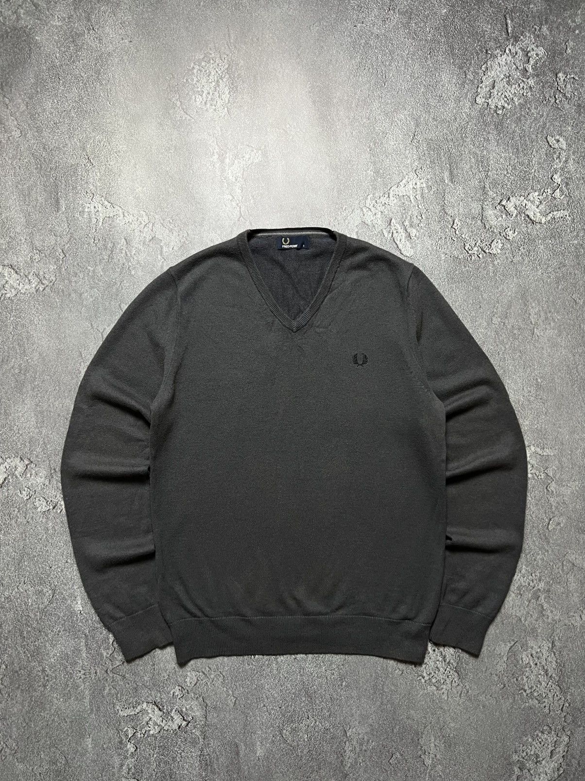 Fred Perry Vintage Fred Perry Long Sleeve Pullover Big Logo Casual M Size US M / EU 48-50 / 2 - 1 Thumbnail