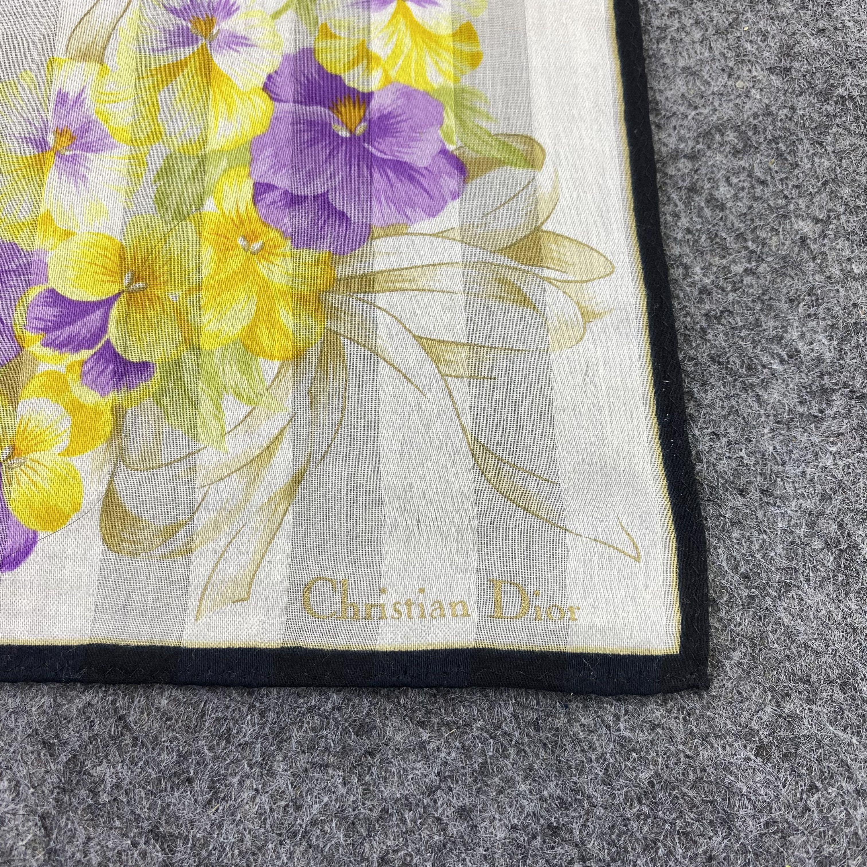 Christian Dior Monsieur Christian Dior Handkerchief / Bandana / Neckerchief-B602 Size ONE SIZE - 5 Thumbnail