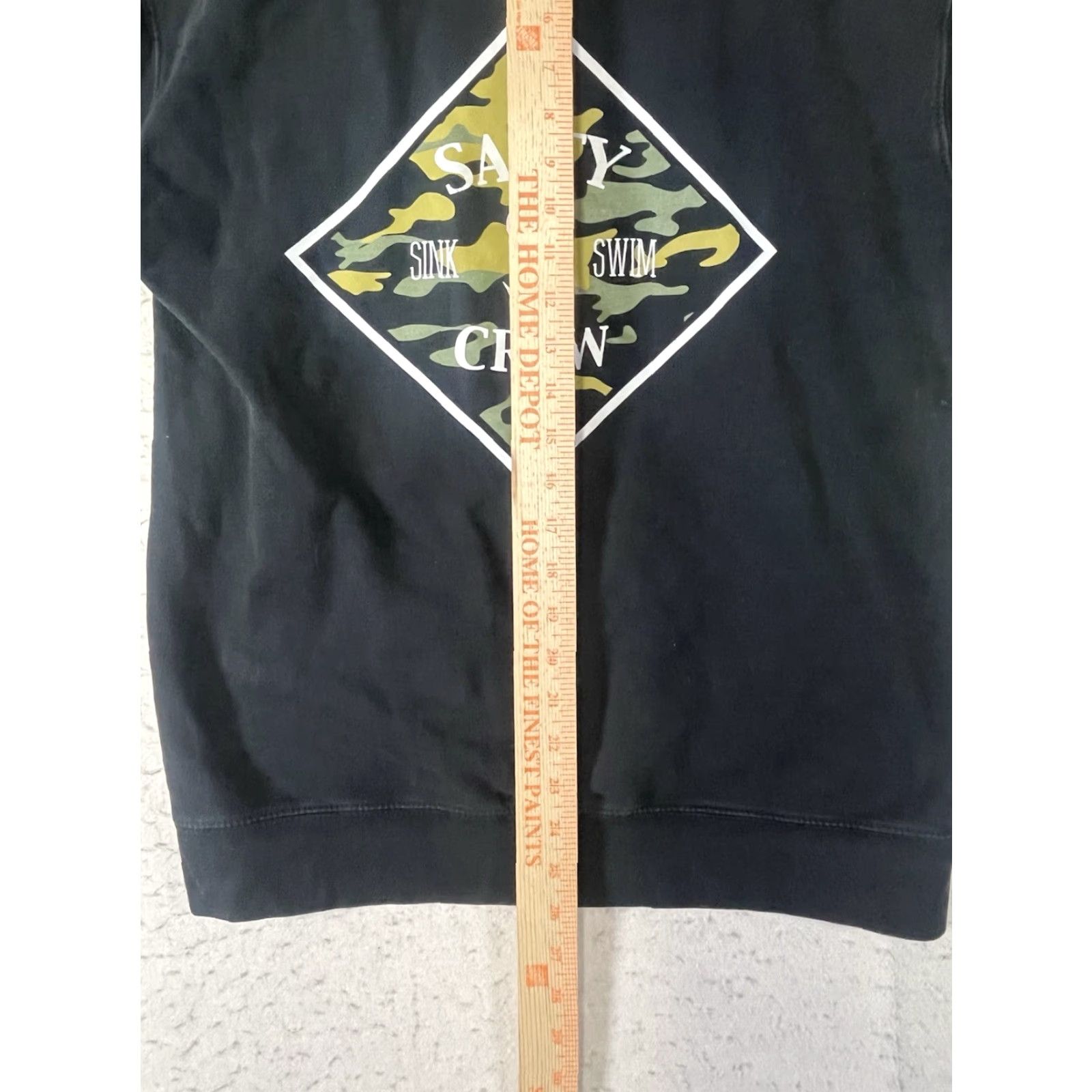 Vintage Salty Crew Sweater Hoodie Pullover Logo Black M Mens Cotton 2-Side Logo 2-Side Logo Hoodie Pullover? Size US M / EU 48-50 / 2 - 4 Thumbnail