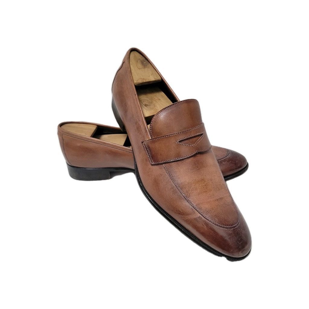 Paul Evans Paul Evans Stewart Handcrafted Leather Loafers Men's 13 Size US 8 / EU 41 - 1 Thumbnail