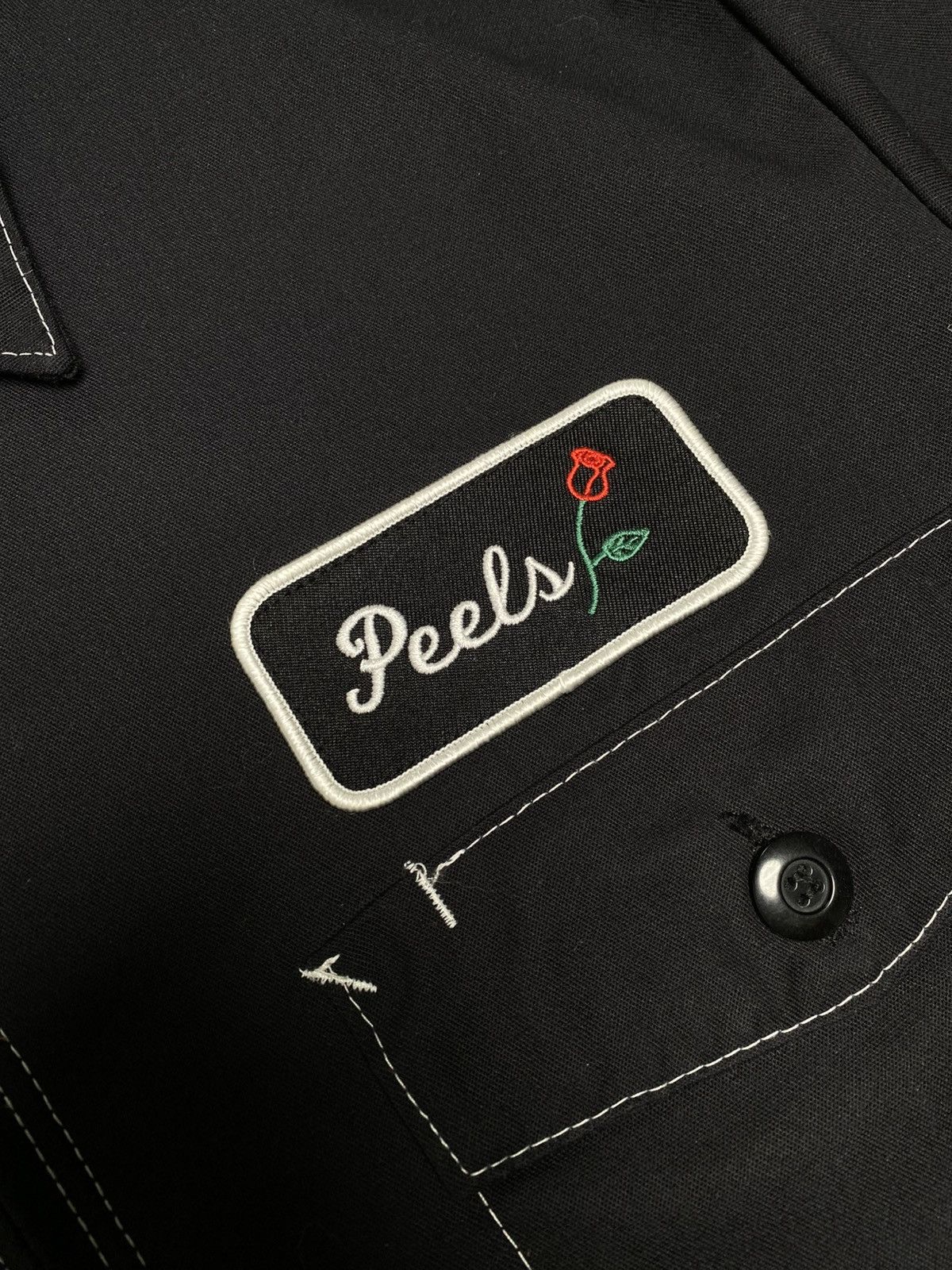 Other Peels NYC Contrast Stitch Rose Patch Work Jacket Size US XL / EU 56 / 4 - 3 Thumbnail