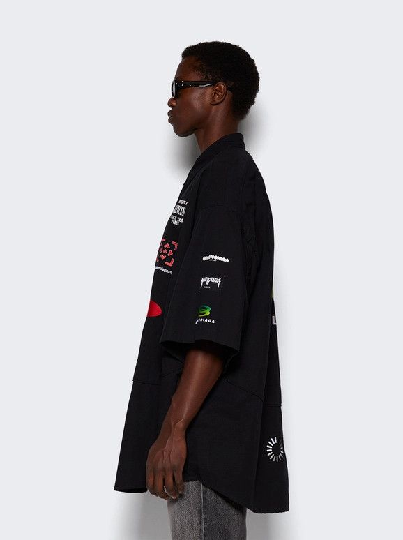 Balenciaga o1w1db10425 Gamer Shirt in Black Size US S / EU 44-46 / 1 - 4 Thumbnail