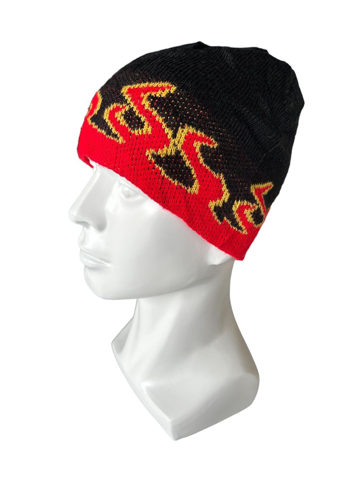 14th Addiction × Japanese Brand Vintage Flame Made in Usa Beanie Hats Size ONE SIZE - 1 Thumbnail