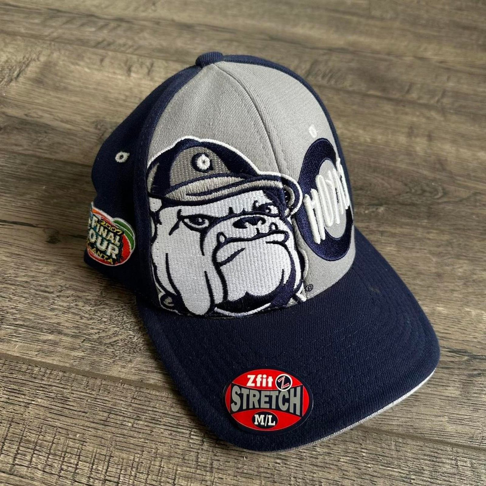 Vintage Vintage 2007 Georgetown NCAA Final Four Basketball Flex Hat Size ONE SIZE - 2 Thumbnail