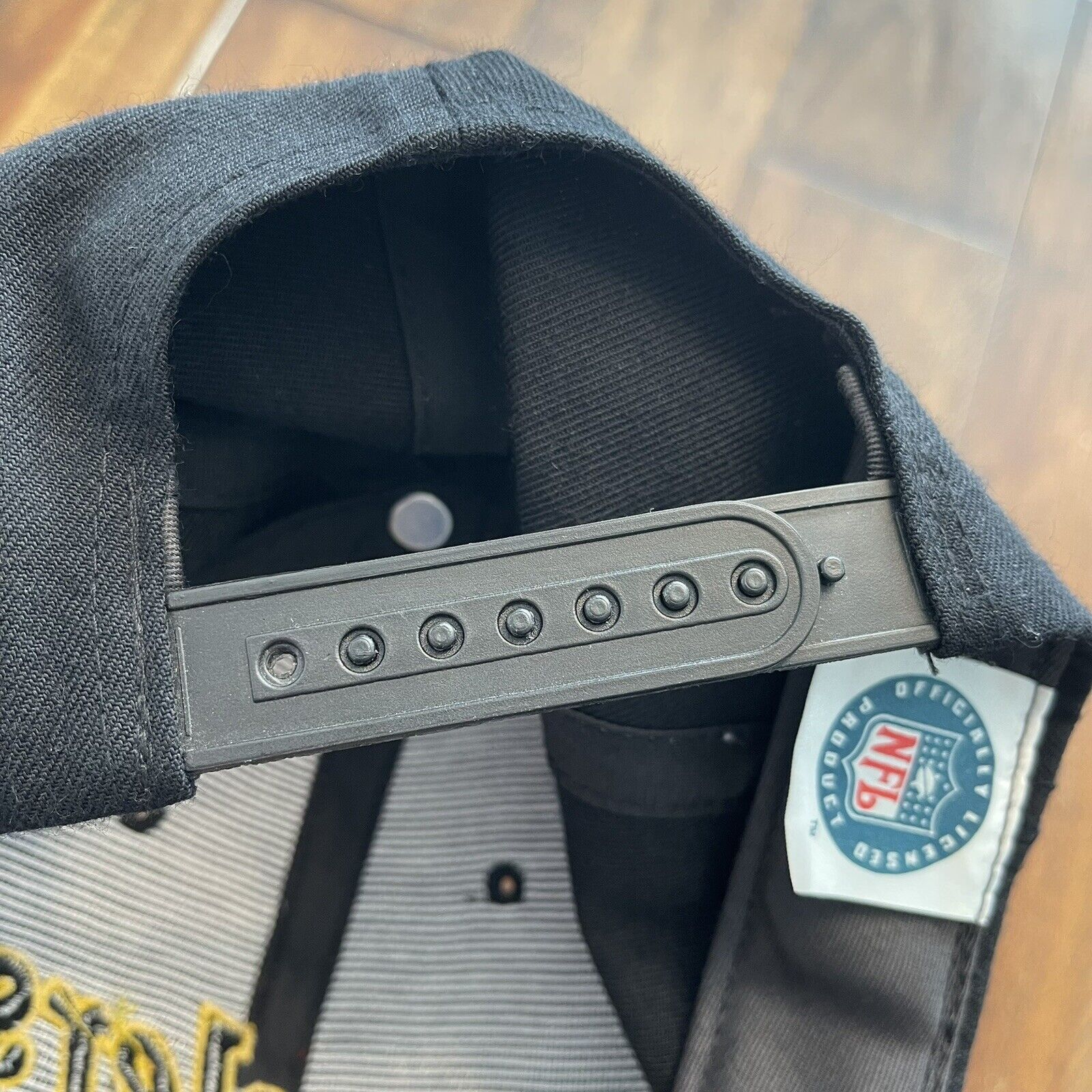 Twins Enterprise Inc. Vtg Pittsburgh Steelers Twins Enterprise SnapBack 30% Wool Size ONE SIZE - 5 Thumbnail