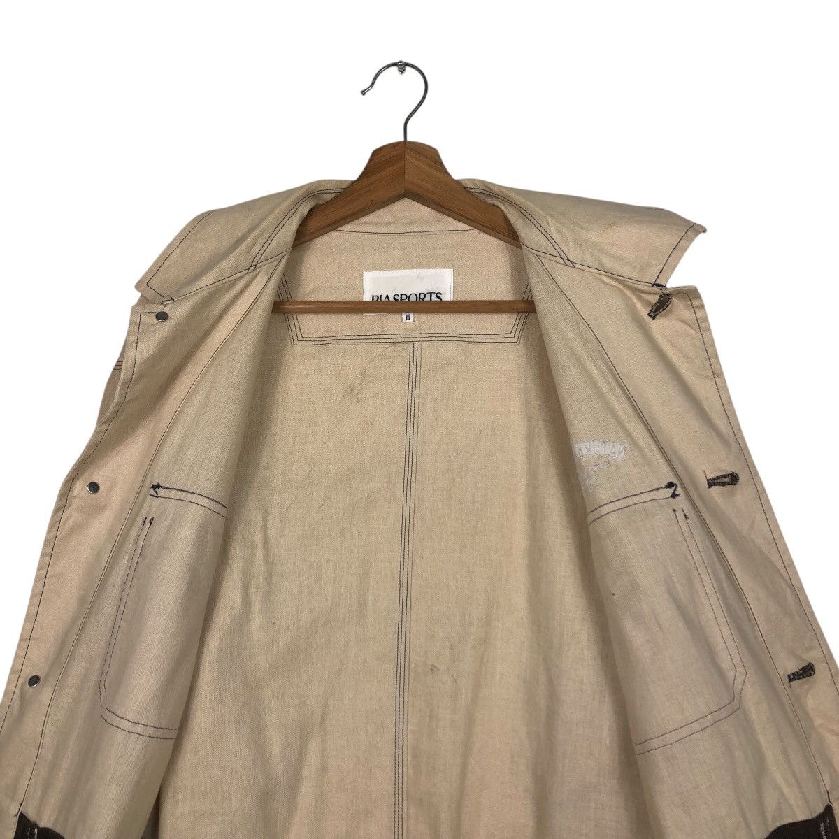 Japanese Brand 📌Double Tone Chore Worker Jacket Pia Sports Issey Miyake Size US M / EU 48-50 / 2 - 15 Thumbnail