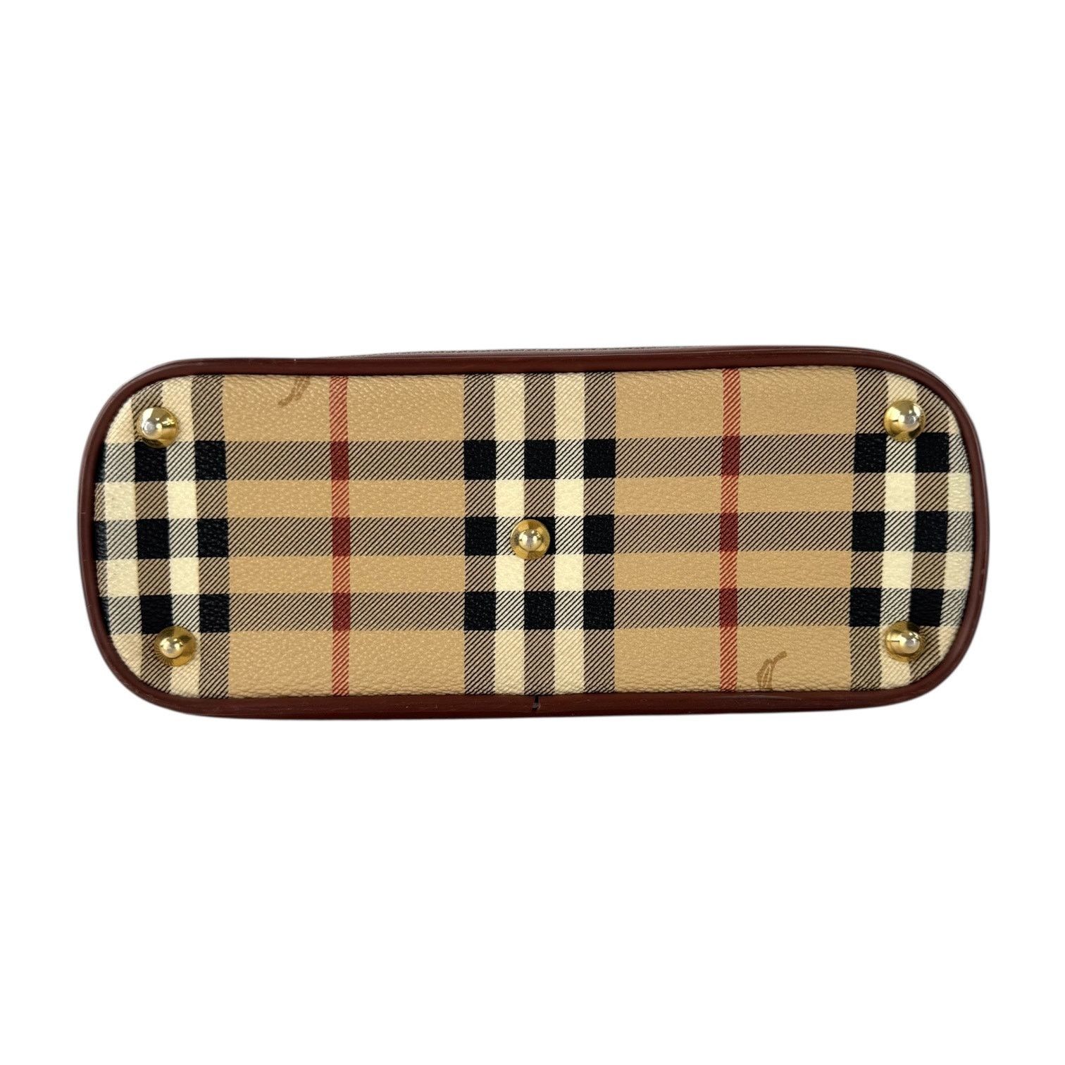 Burberry Burberry Nova Check Shadow Mini Dome Handbag Size ONE SIZE - 8 Thumbnail
