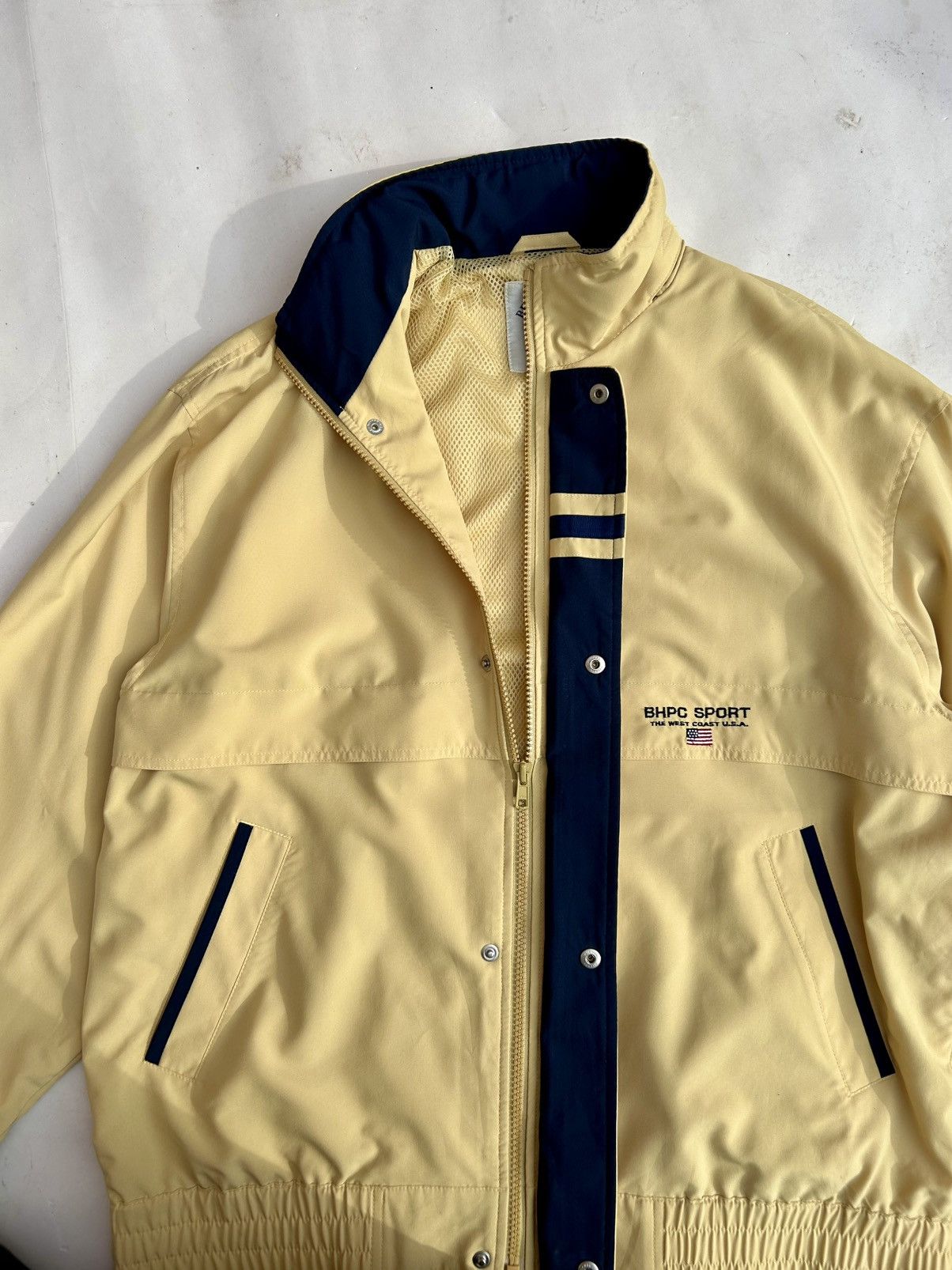 Vintage Vintage Polo Club Beverly Hills Light Zipper Jacket Size US L / EU 52-54 / 3 - 14 Thumbnail