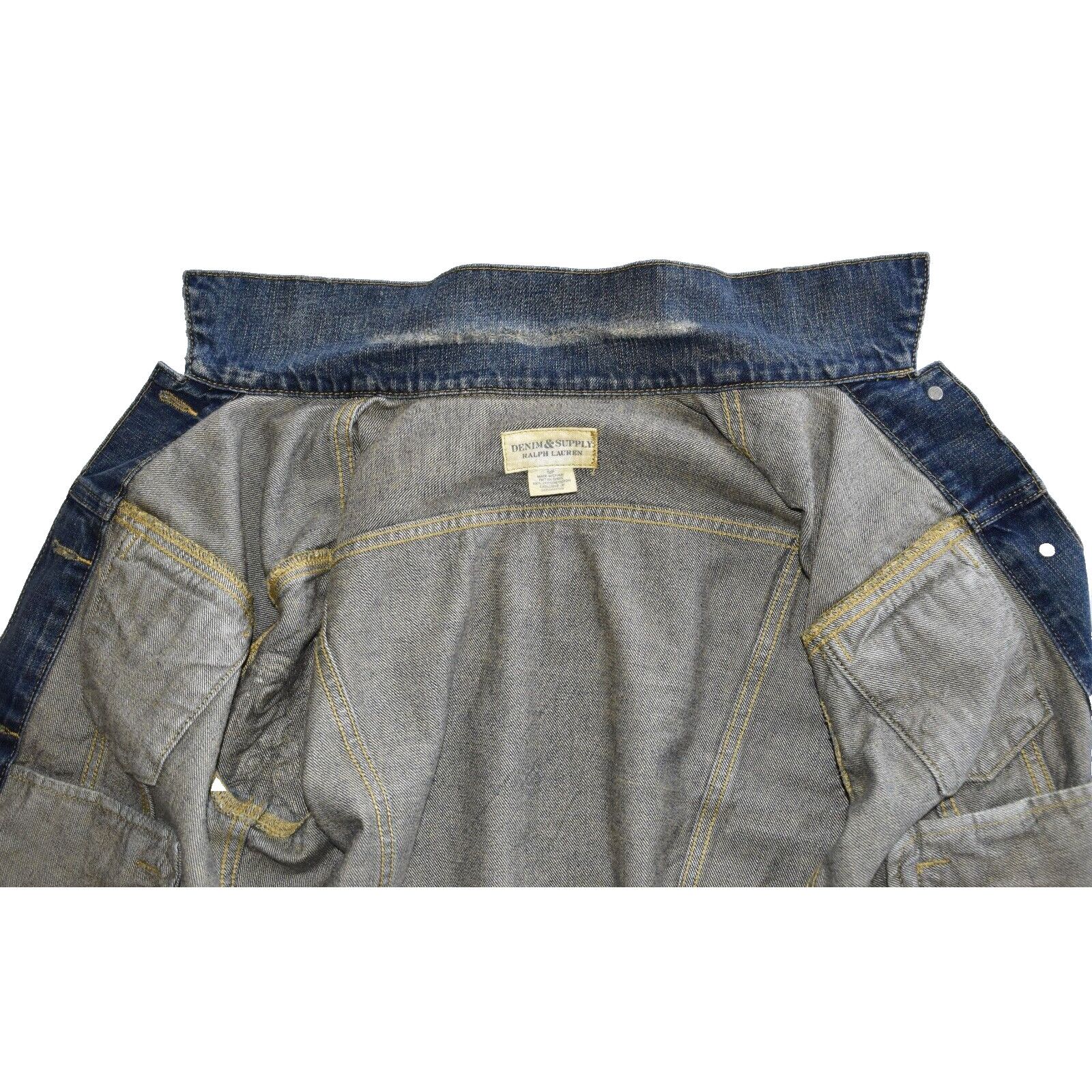 Denim & Supply Ralph Lauren DENIM & SUPPLY RALPH LAUREN VTG Denim Military Jacket Size S Size S / US 4 / IT 40 - 5 Thumbnail