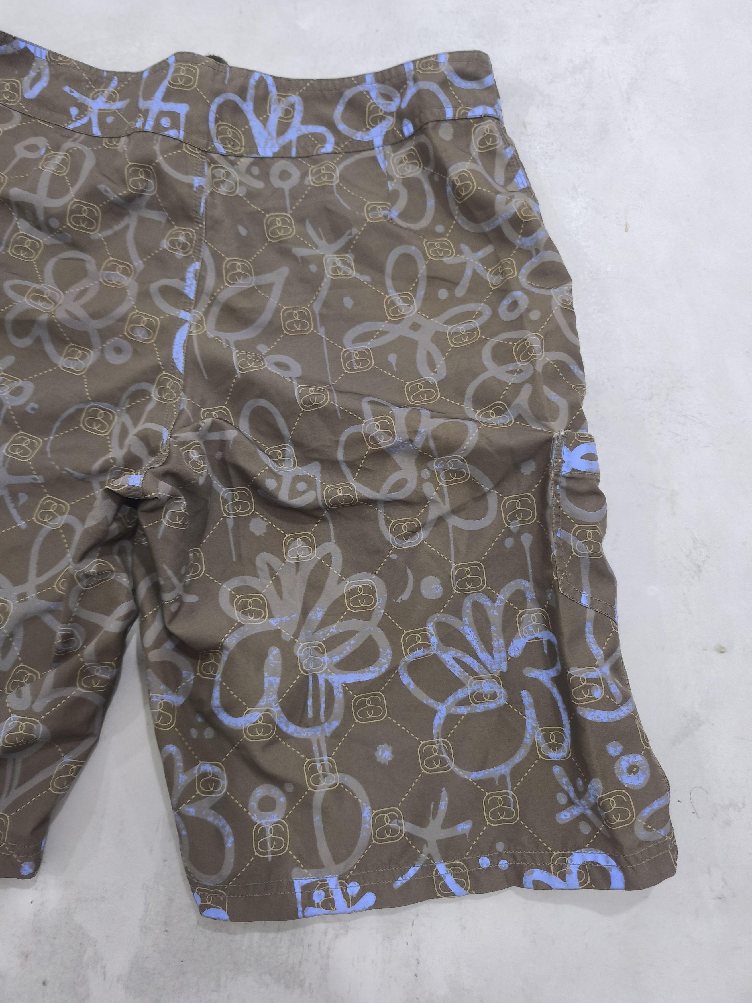 Stussy Vintage Stussy SS04 Logo Splash Board Shorts Monogram Size US 33 - 7 Thumbnail