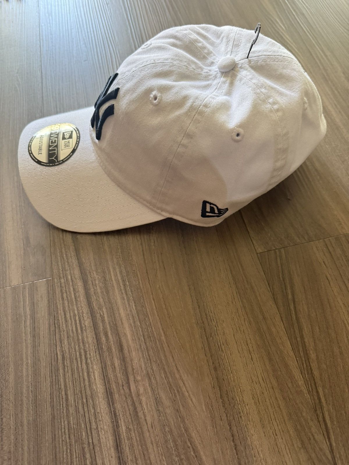 New Era New Era New York Yankees 9TWENTY Adjustable Hat White Size ONE SIZE - 2 Thumbnail