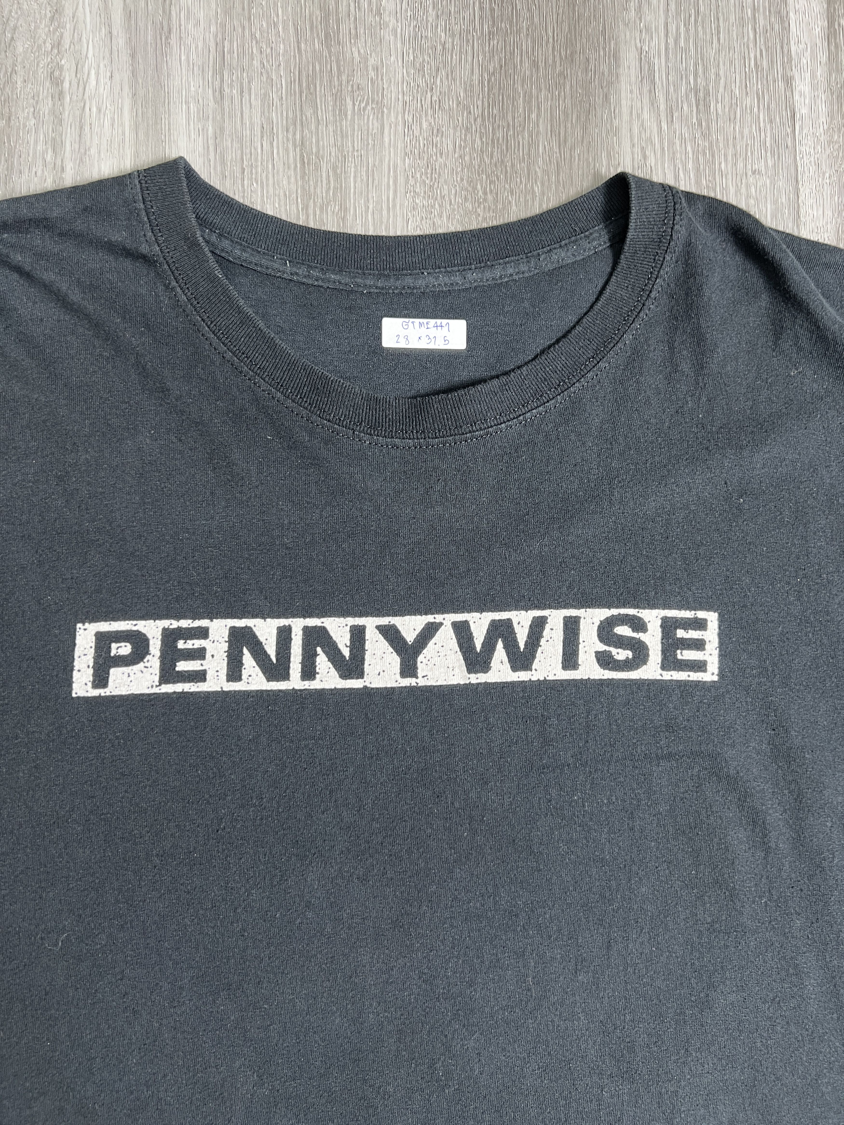 Band Tees Pennywise Epitaph Record Logo Punk Rock Band Tee GTME441 Size US XXL / EU 58 / 5 - 2 Thumbnail