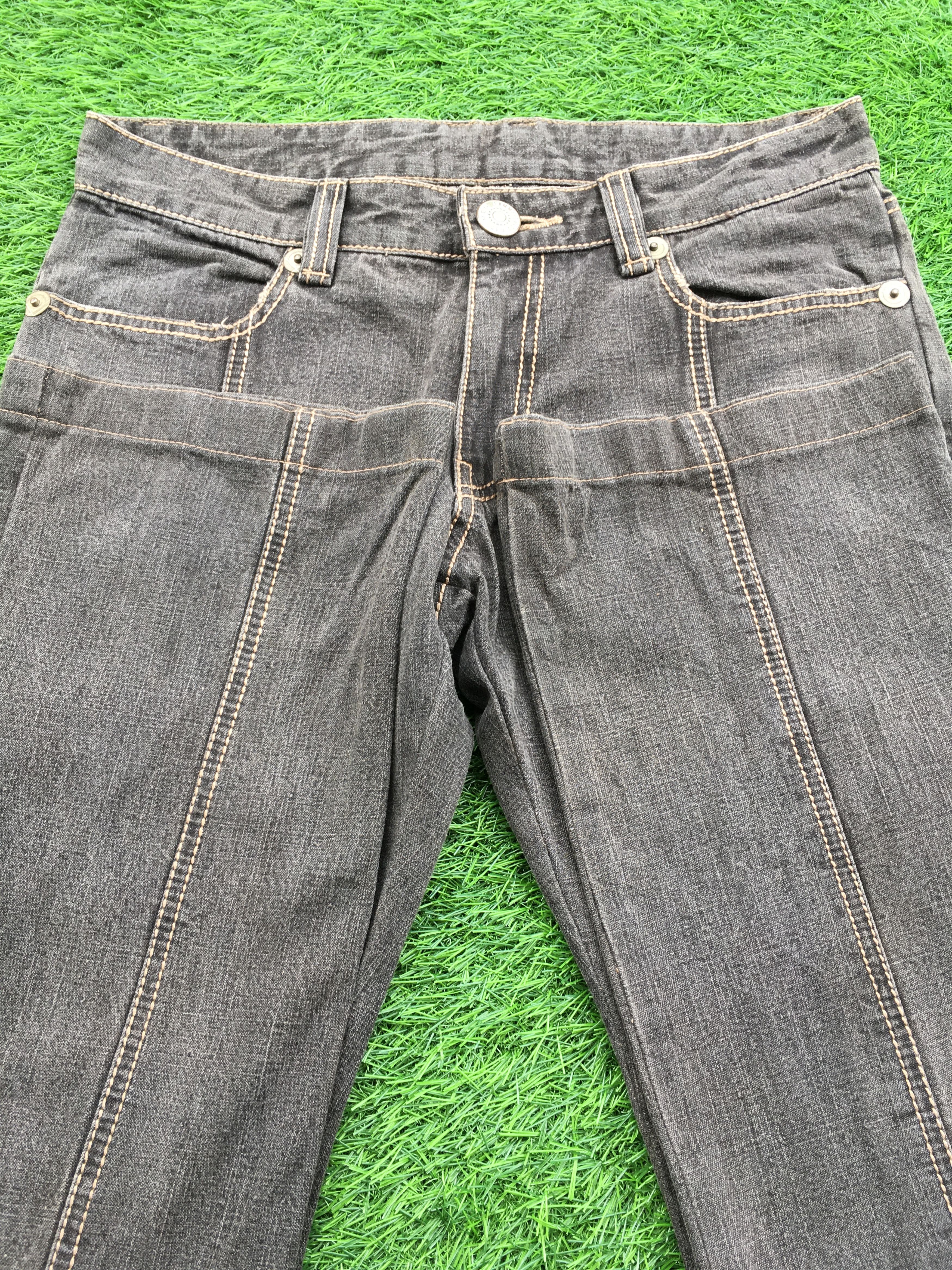 Japanese Brand Japanese Flare Leather Patch Jeans D-990 Size US 30 / EU 46 - 8 Thumbnail