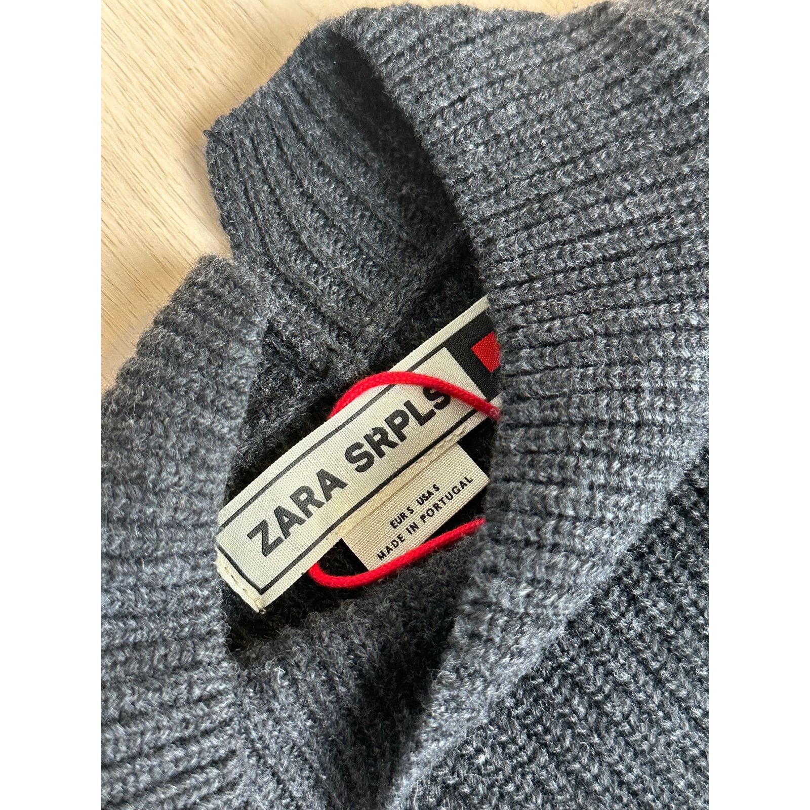 Zara Zara Surplus Gray Long Sleeve Sweater - Size S - Mint Size S / US 4 / IT 40 - 8 Thumbnail