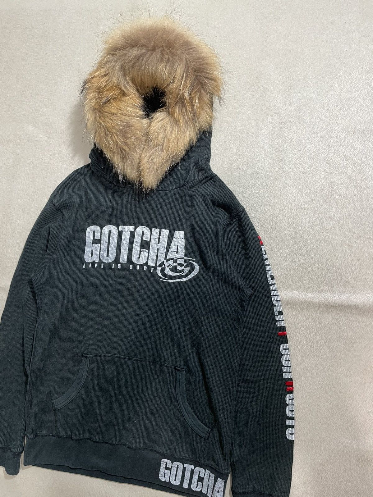 Hysteric Glamour Surf poem Gotcha Fur Hoodie Size US M / EU 48-50 / 2 - 2 Thumbnail