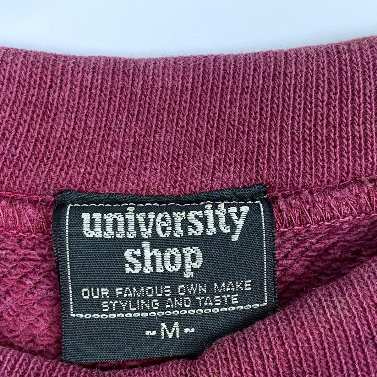 Designer × Vintage University Shop Sweatshirt Crewneck Pullover Jumper Size M Size M / US 6-8 / IT 42-44 - 5 Thumbnail