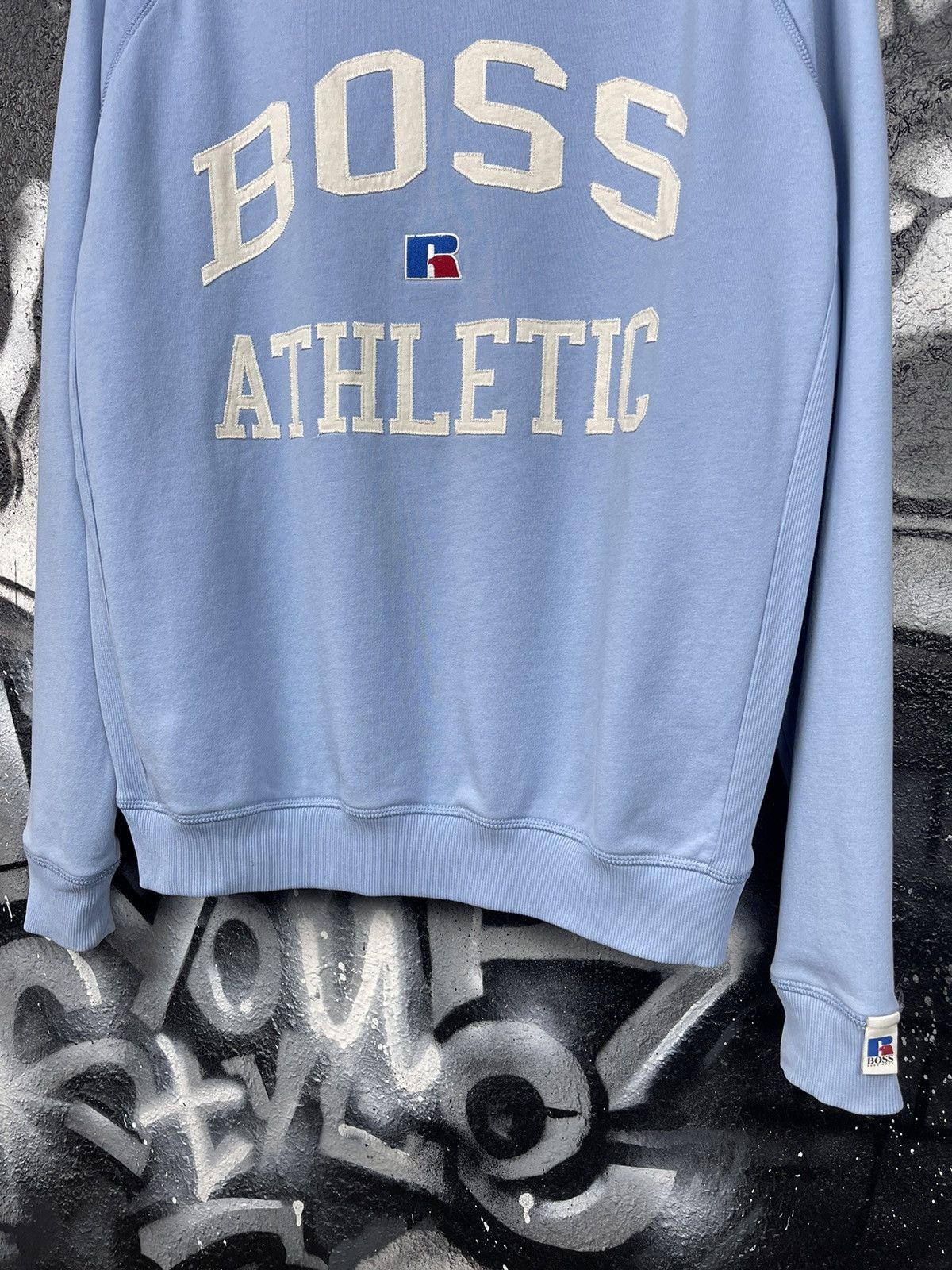 Hugo Boss Hugo Boss x Russel Athletic Crewneck Blue Sweatshirt Men’s Size US S / EU 44-46 / 1 - 4 Thumbnail
