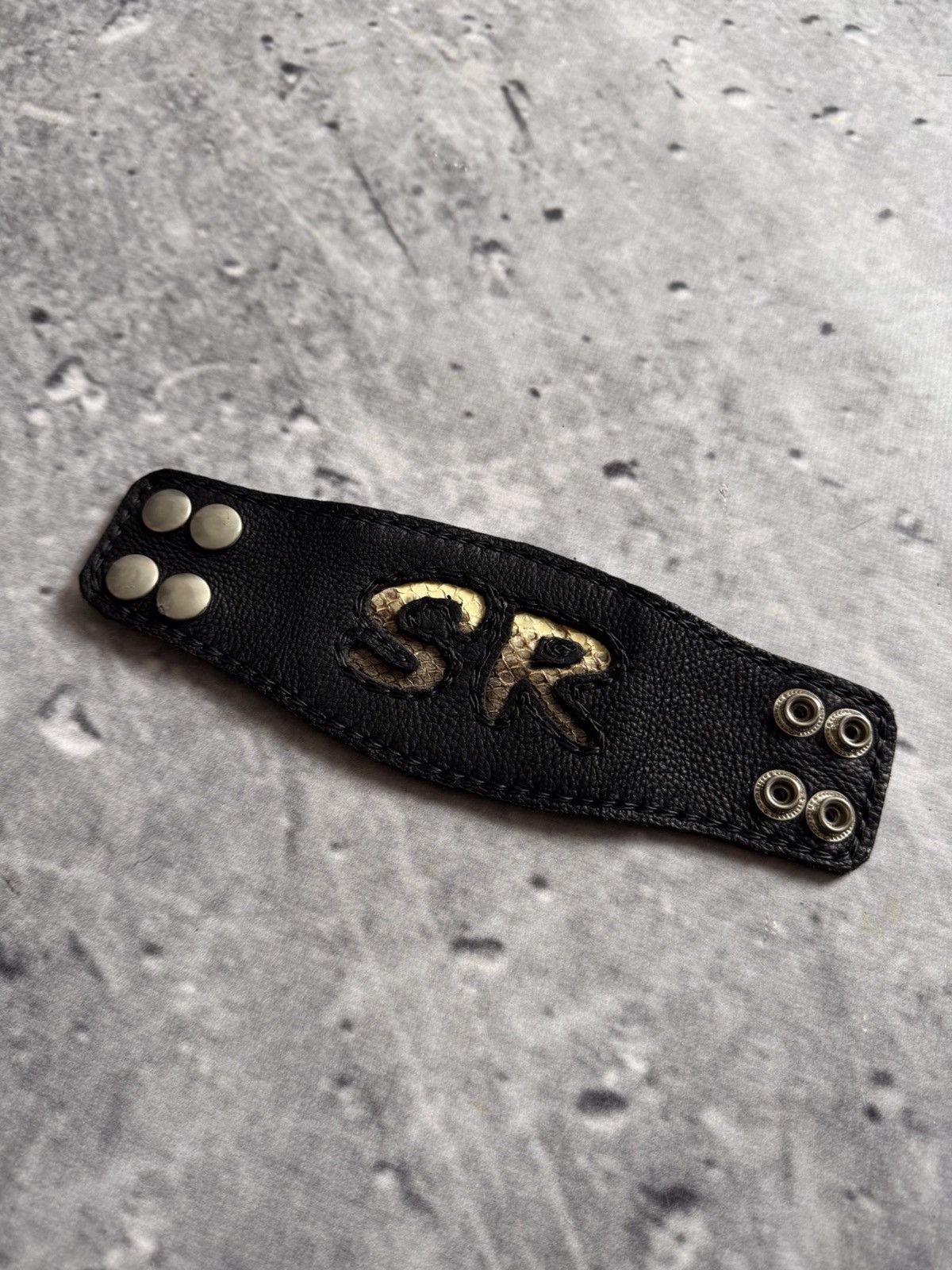 Leather × Vintage ⚠️🔥Vintage SR leather bracelet moto style Soulriders Size ONE SIZE - 1 Thumbnail
