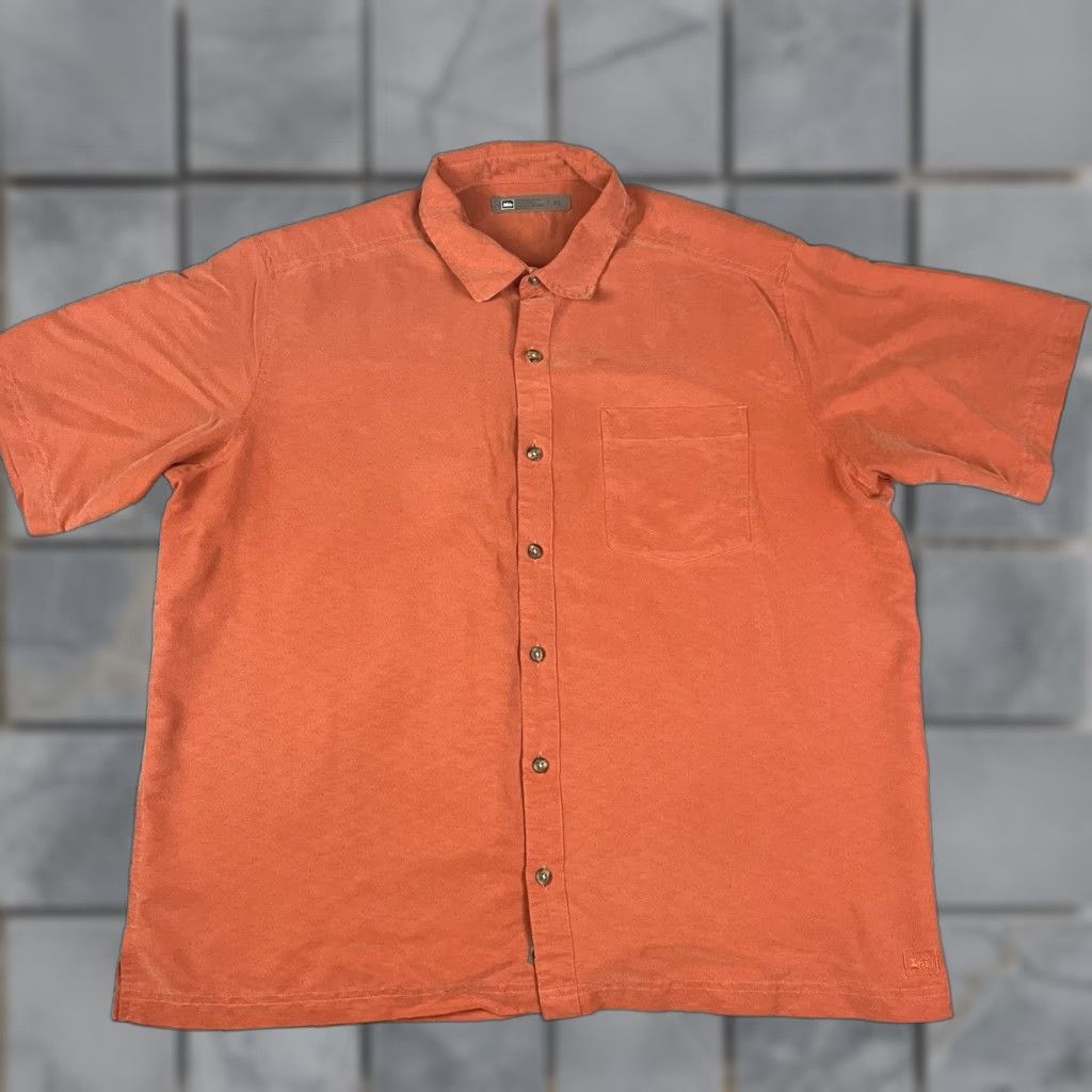 Vintage VINTAGE REI Shirt Mens Short Sleeve Camp Shirt Orange XL Button-Up Outdoor Camp Shirt? Size US XL / EU 56 / 4 - 1 Thumbnail