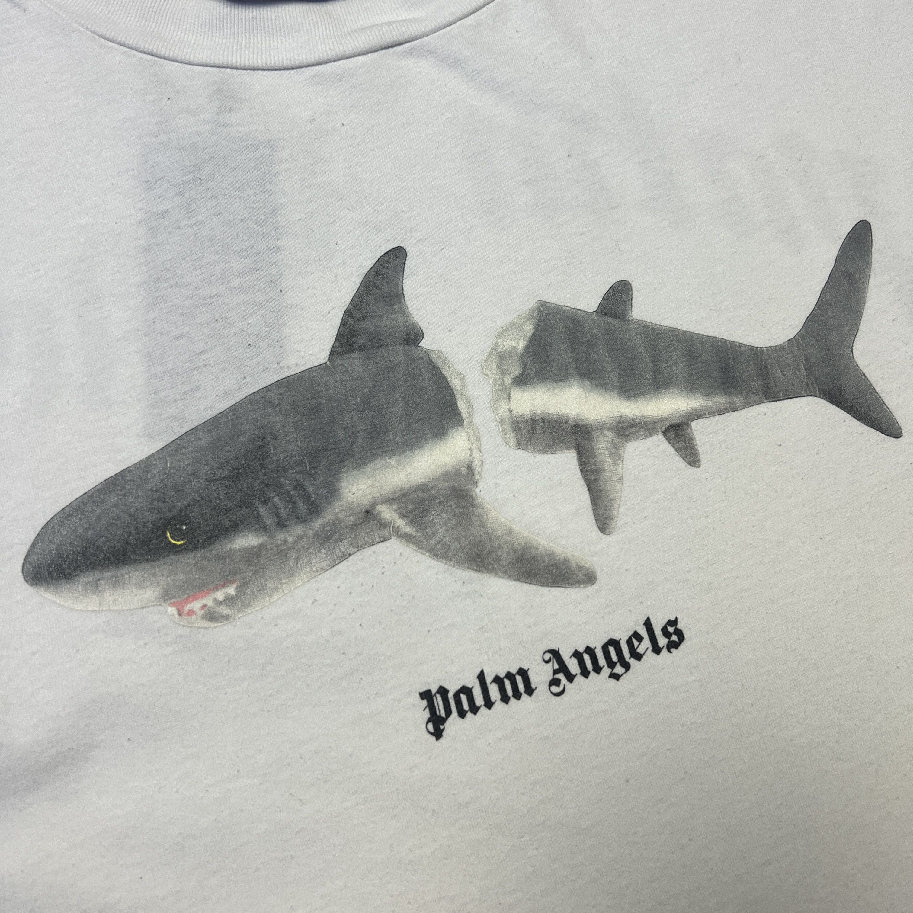 Palm Angels Palm Angels Shark Classic T-Shirt Size US M / EU 48-50 / 2 - 3 Thumbnail