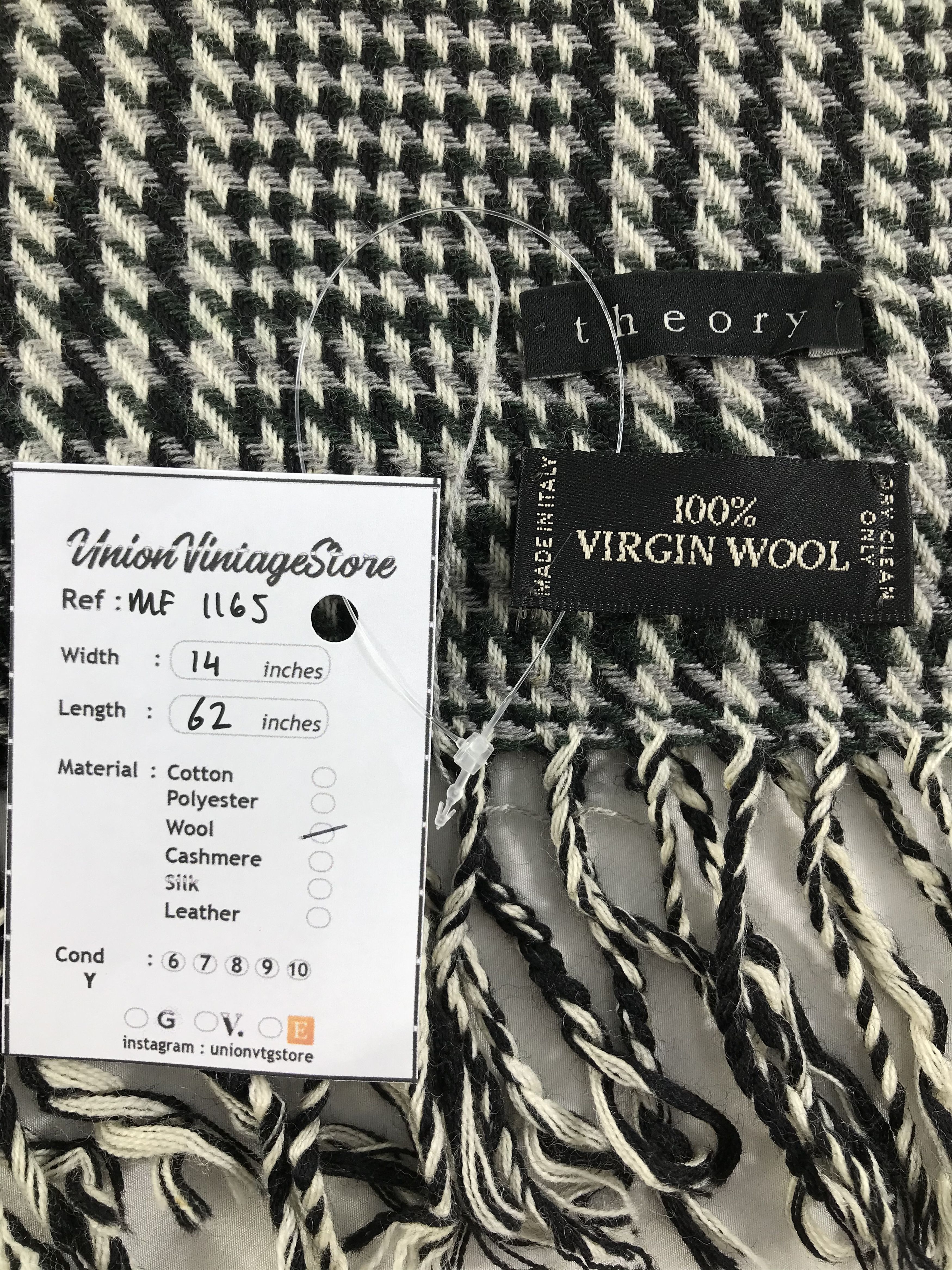 Theory Vintage Theory Scarf/Muffler/Neckwear MF1165 Size ONE SIZE - 4 Thumbnail