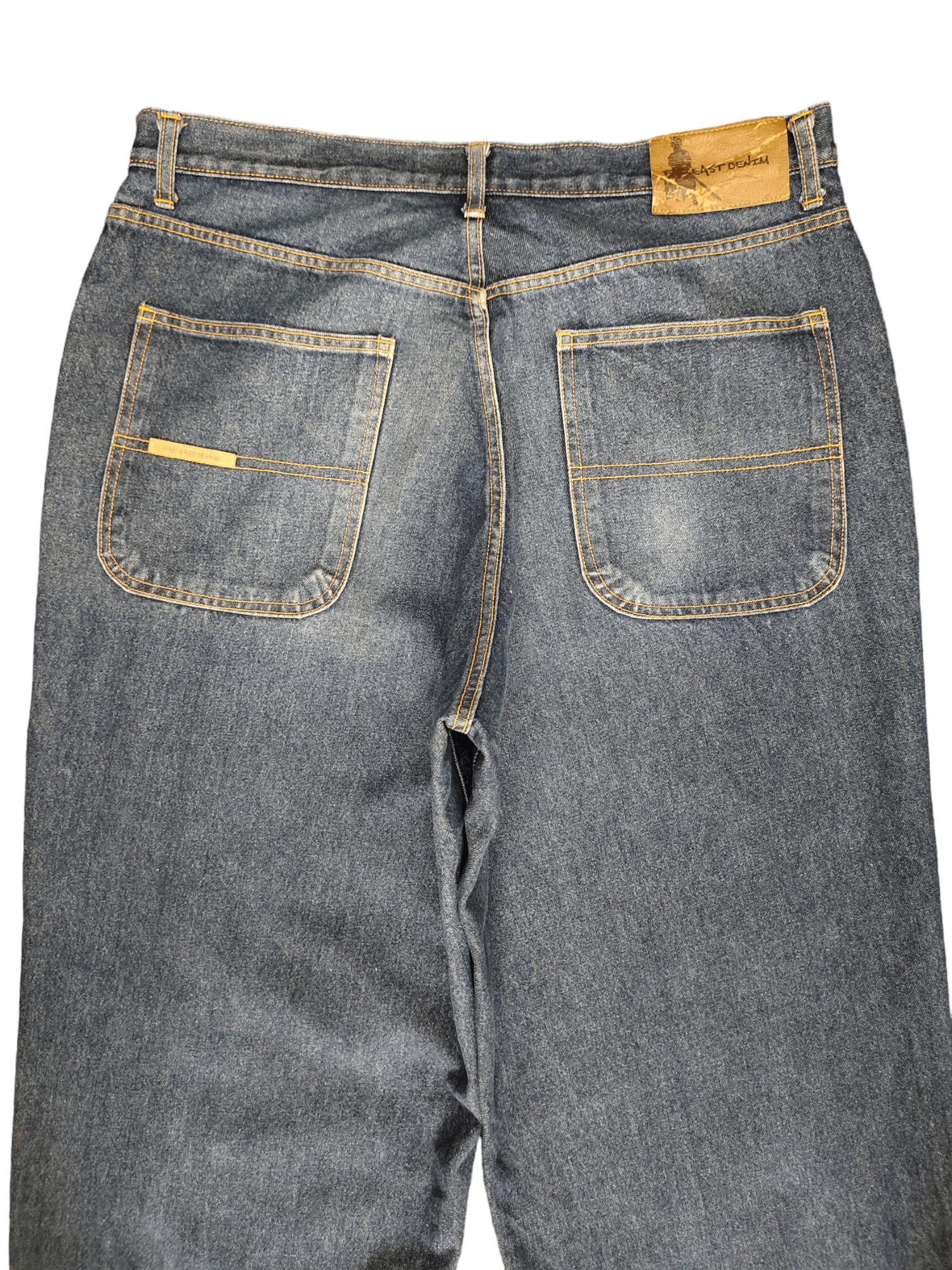 Japanese Brand Baggy Jeans Far East Wide Leg Denim Y2k Jnco Size US 36 / EU 52 - 4 Thumbnail
