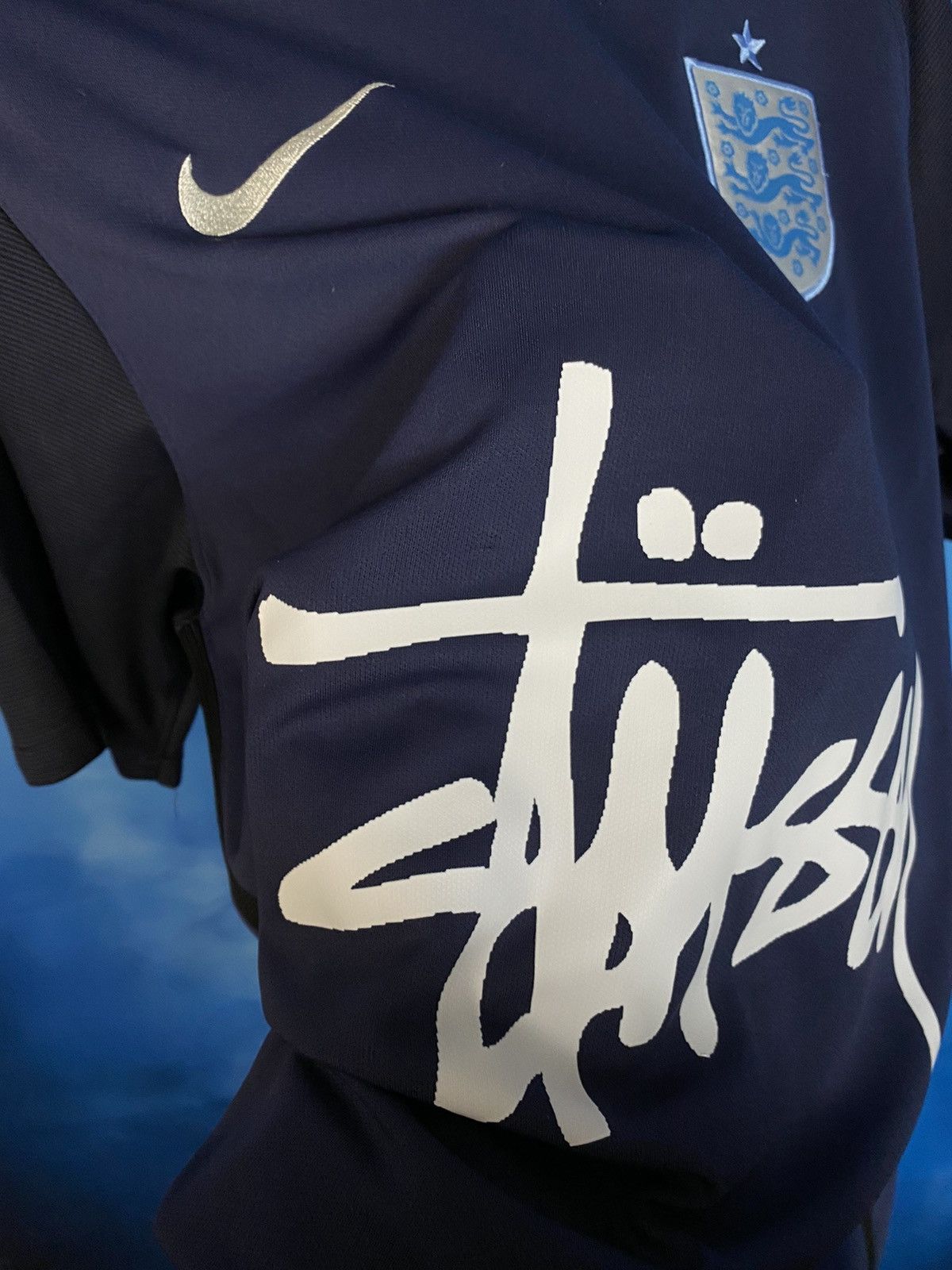 Nike × Vintage Nike England soccer home jersey Size US L / EU 52-54 / 3 - 3 Thumbnail