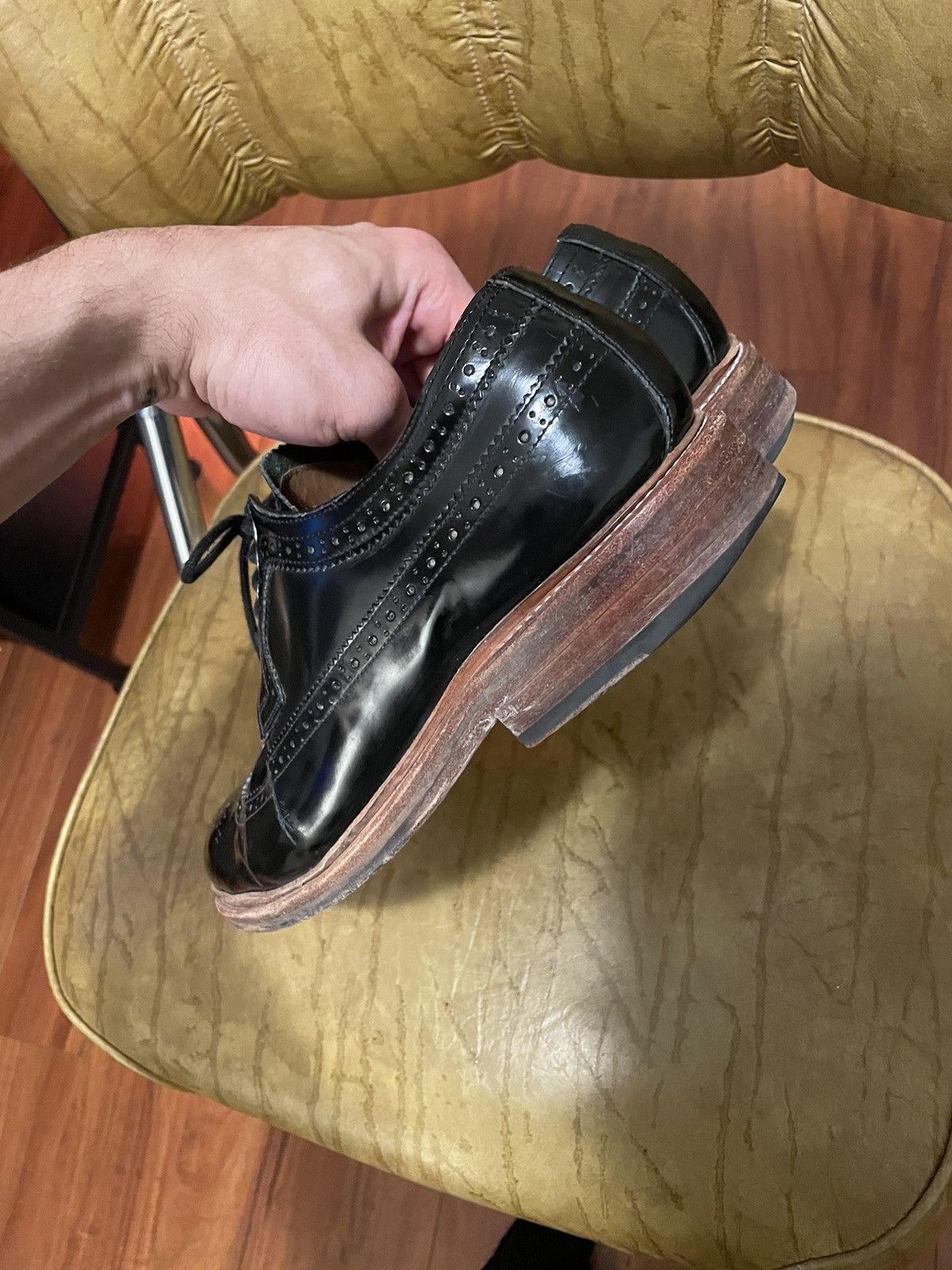 Grenson Patent brogues 9us ! Size US 9 / EU 42 - 3 Thumbnail