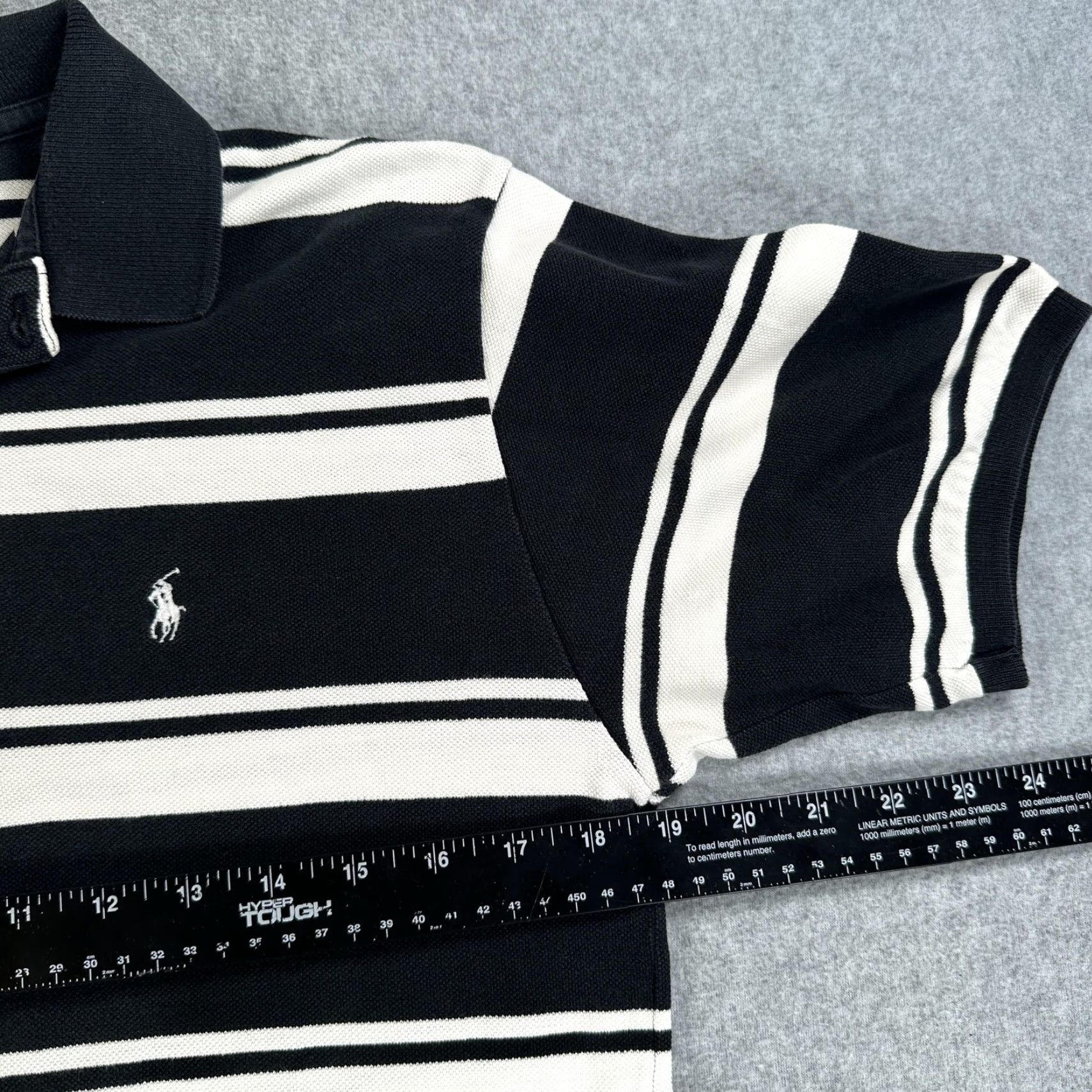 Polo Ralph Lauren Polo by Ralph Lauren Polo Shirt Mens XL Blue White Stripe Short Sleeve Casual Size US XL / EU 56 / 4 - 7 Thumbnail