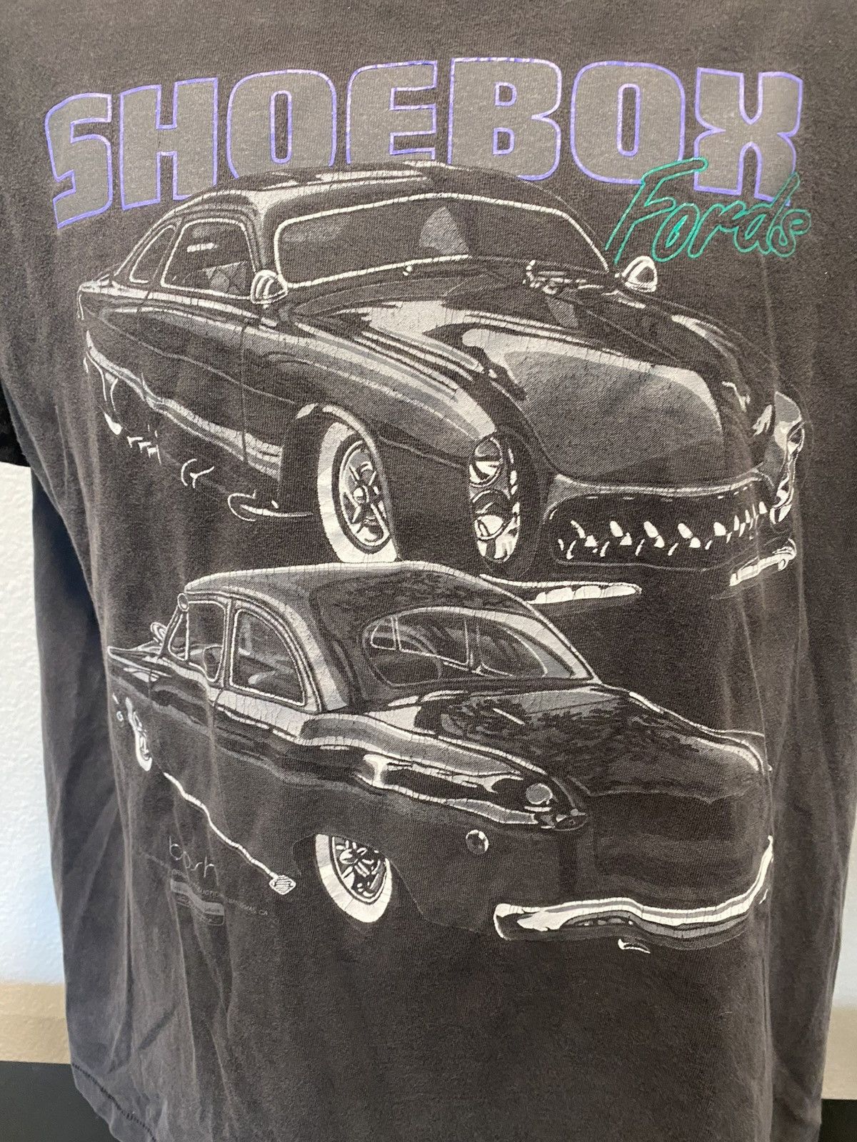 Vintage Ford shoebox cars shirt vintage 90s Size US L / EU 52-54 / 3 - 3 Thumbnail